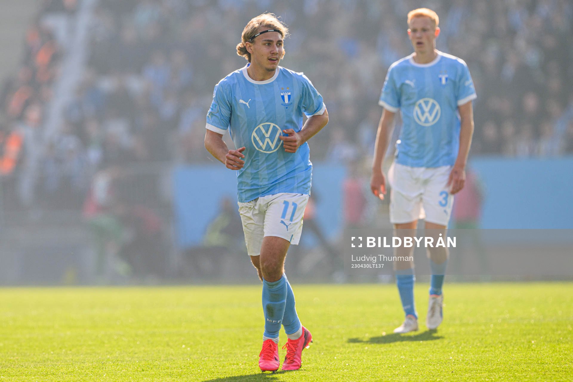 Malmö FFs Sebastian Nanasi och Hugo Larsson