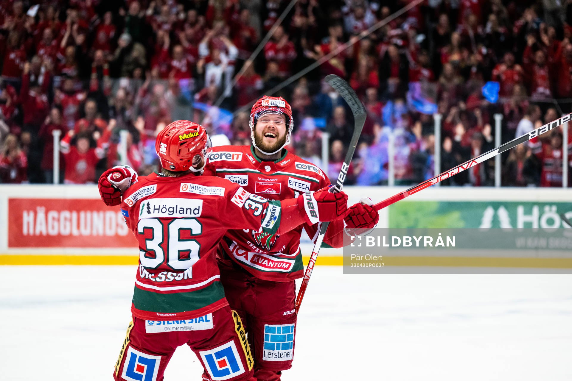Modos Oscar Pettersson jublar