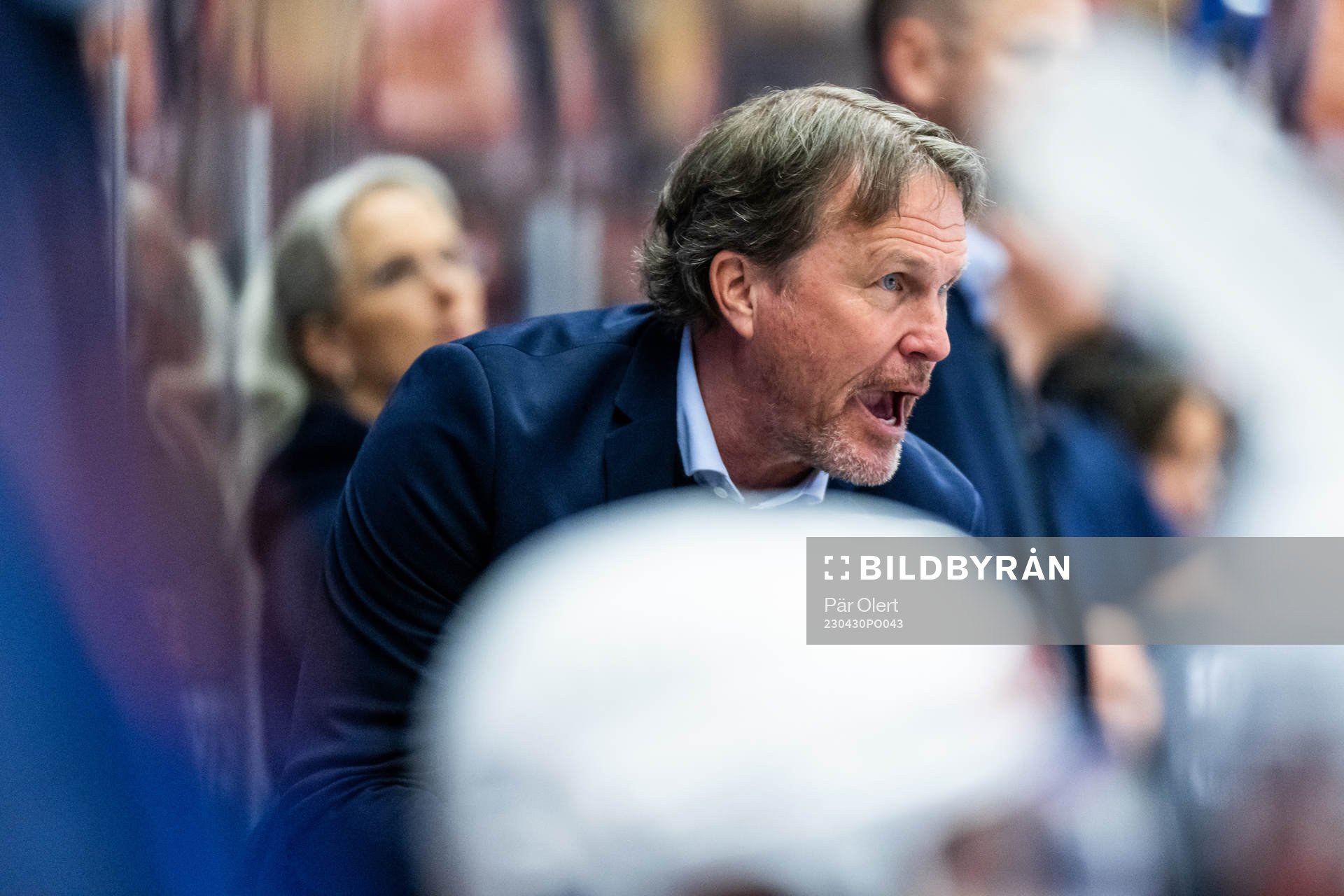 Djurgårdens tränare Johan Garpenlöv reagerar