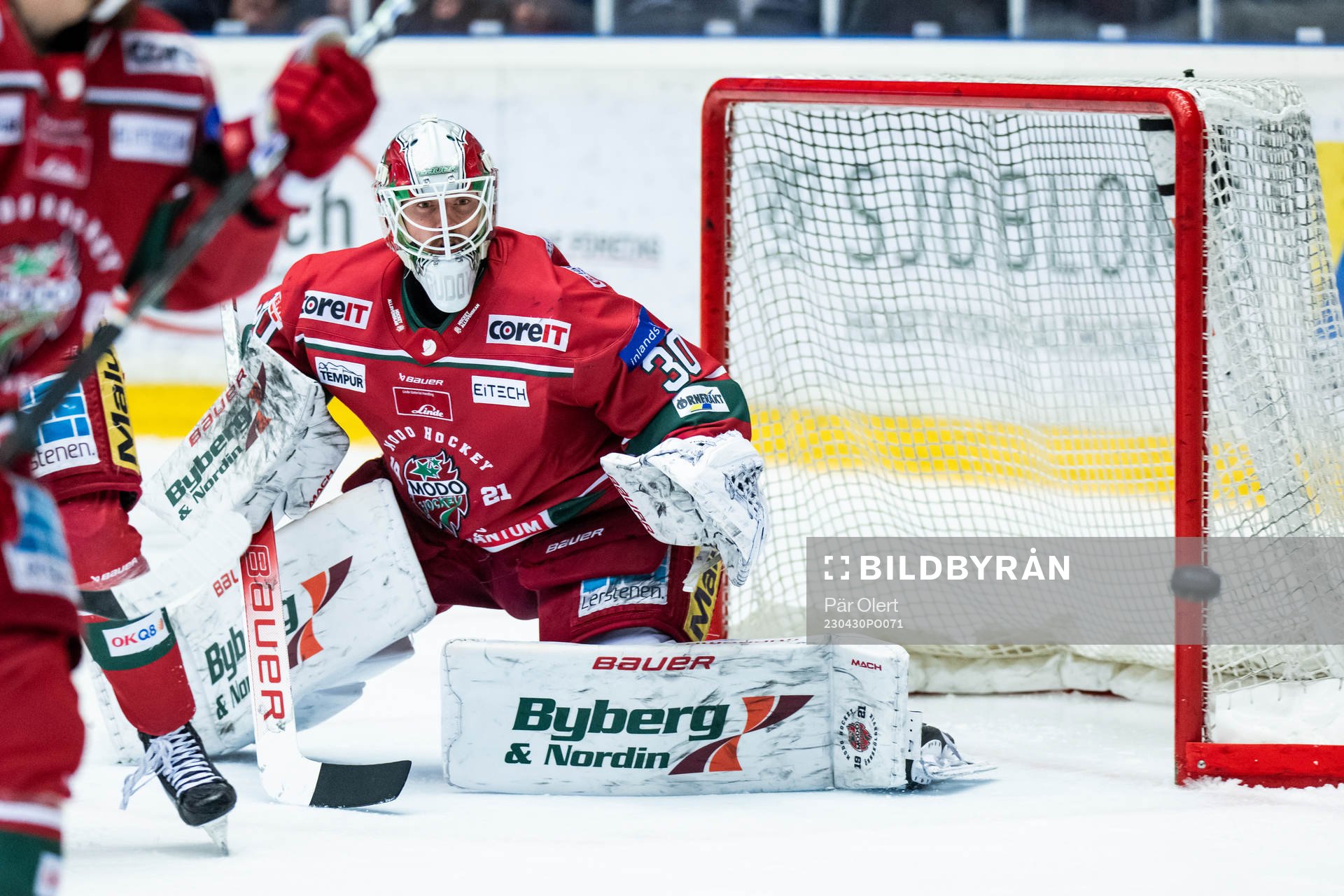 Modos målvakt Kristers Gudlevskis