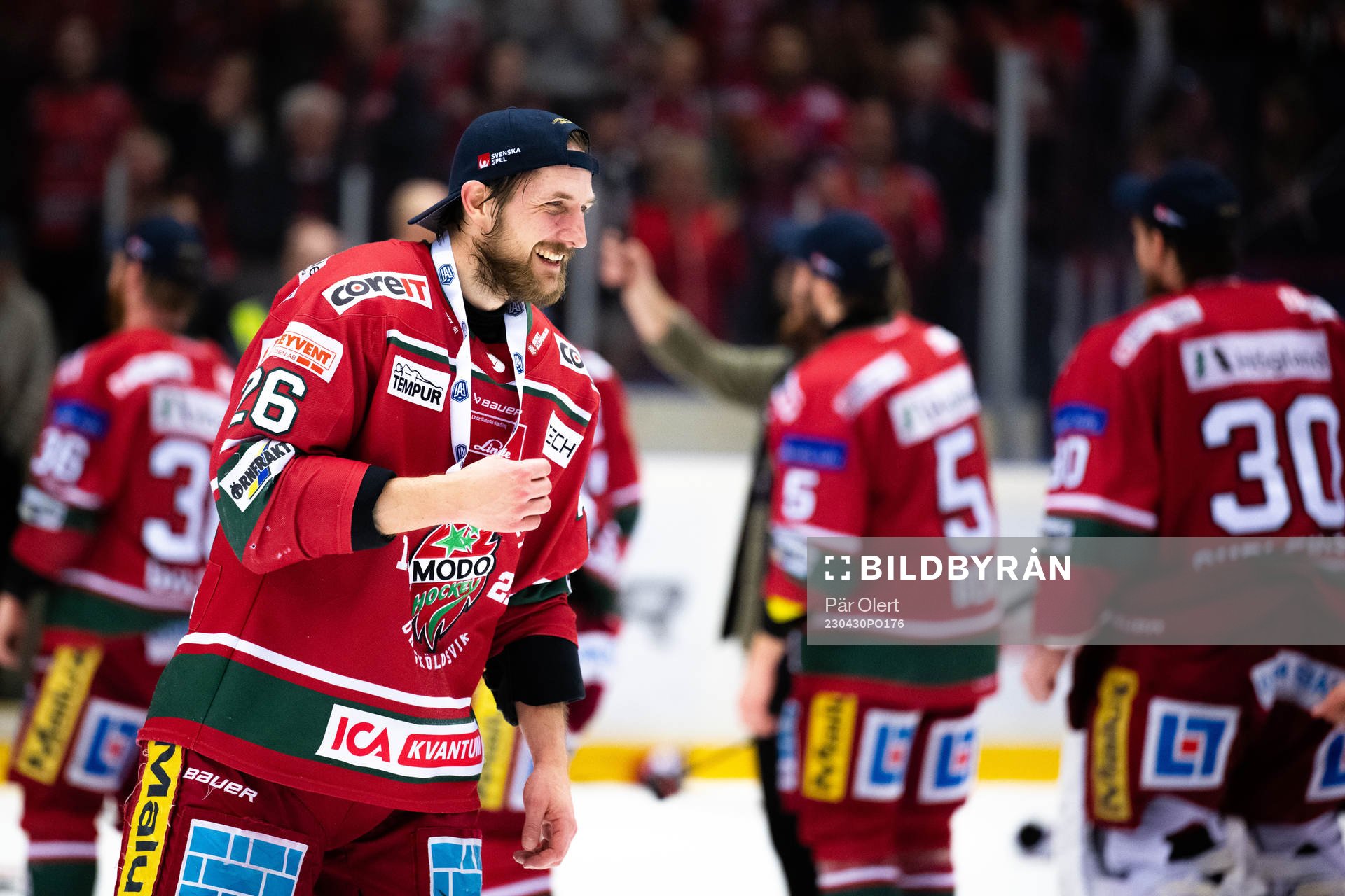 Modos Emil Wahlberg jublar