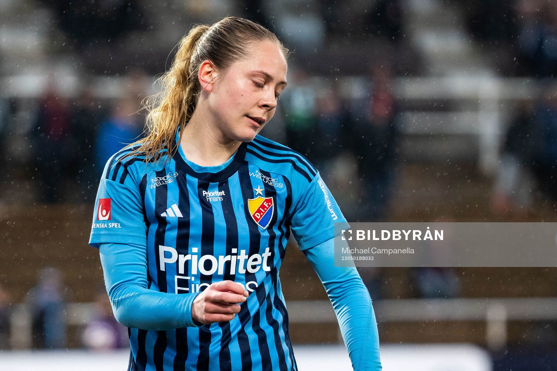 Djurgårdens Alice Bergström deppar