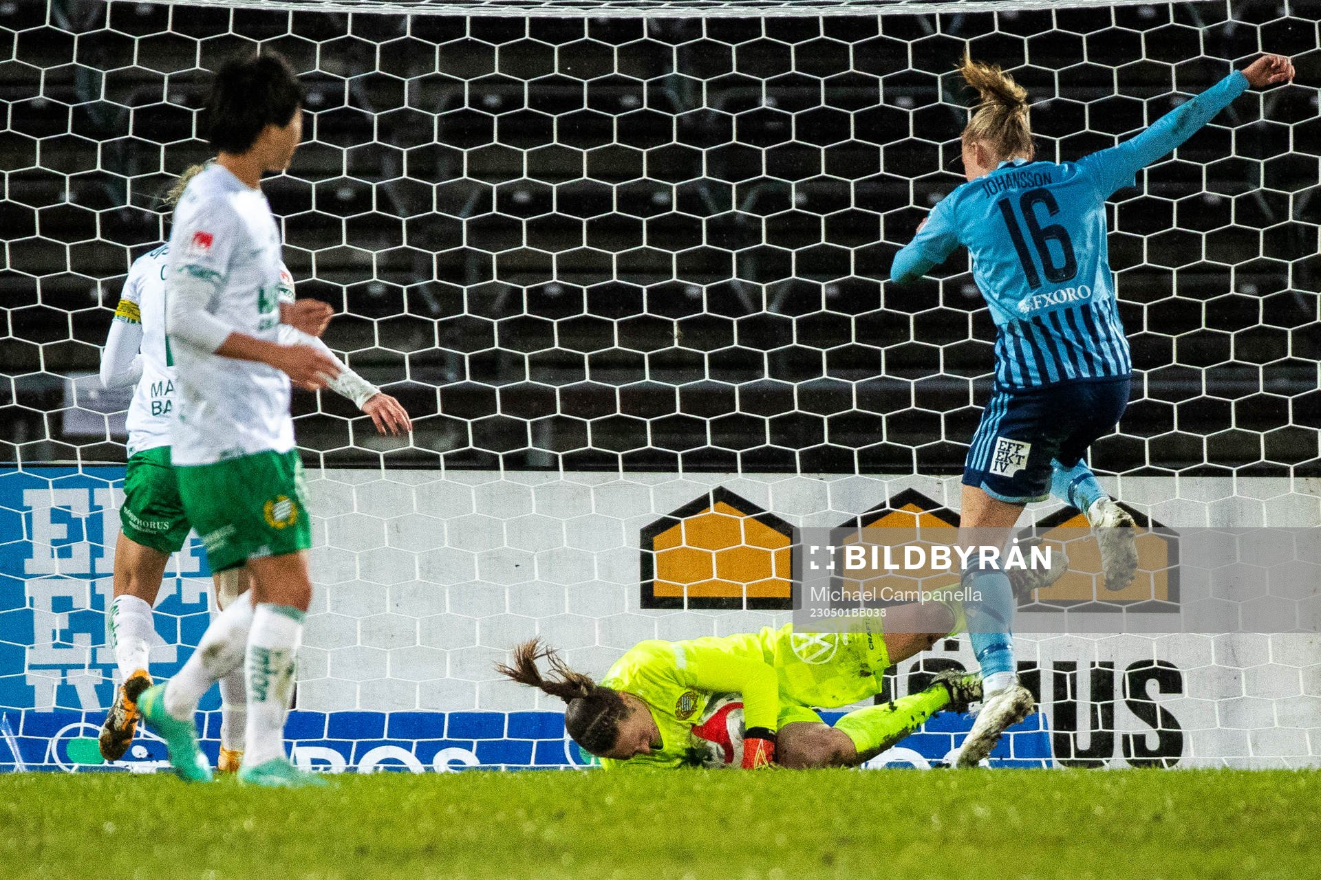 Hammarbys målvakt Anna Tamminen