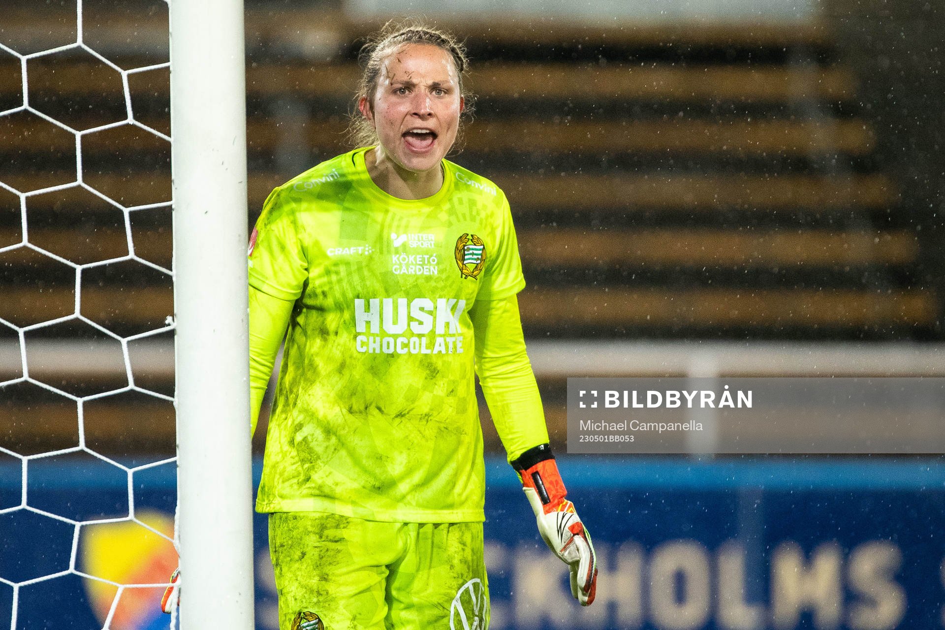 Hammarbys målvakt Anna Tamminen