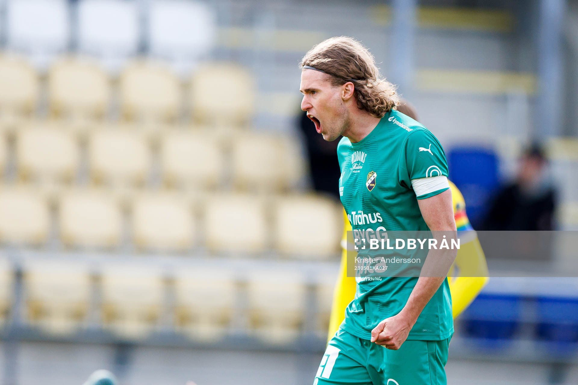 Ljungskiles Jared Odenbeck jublar