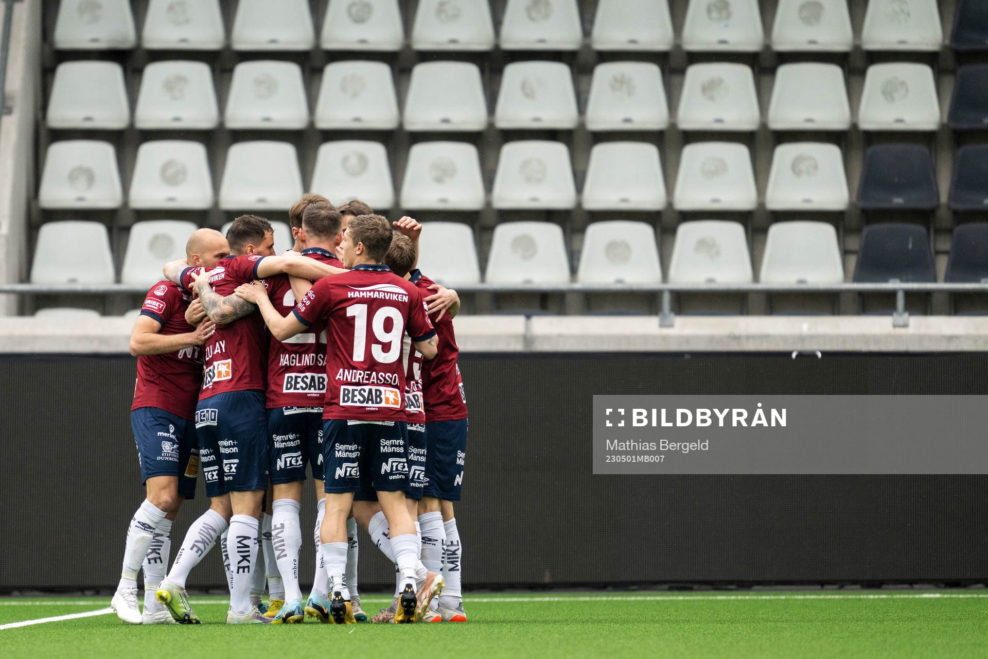 Örgrytes spelare jublar