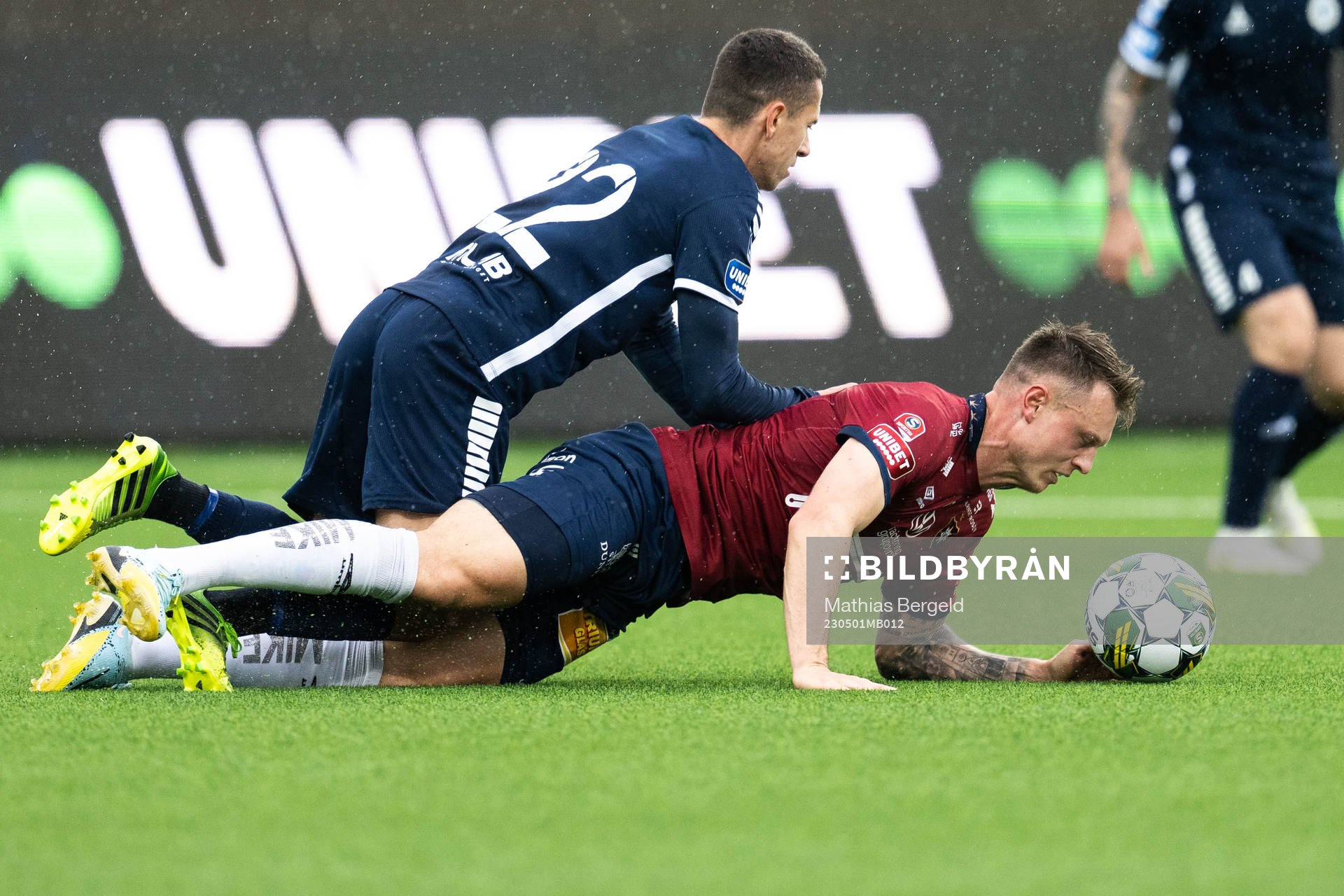 Utsiktens Predrag Randelovic och Örgrytes Marcus Haglind