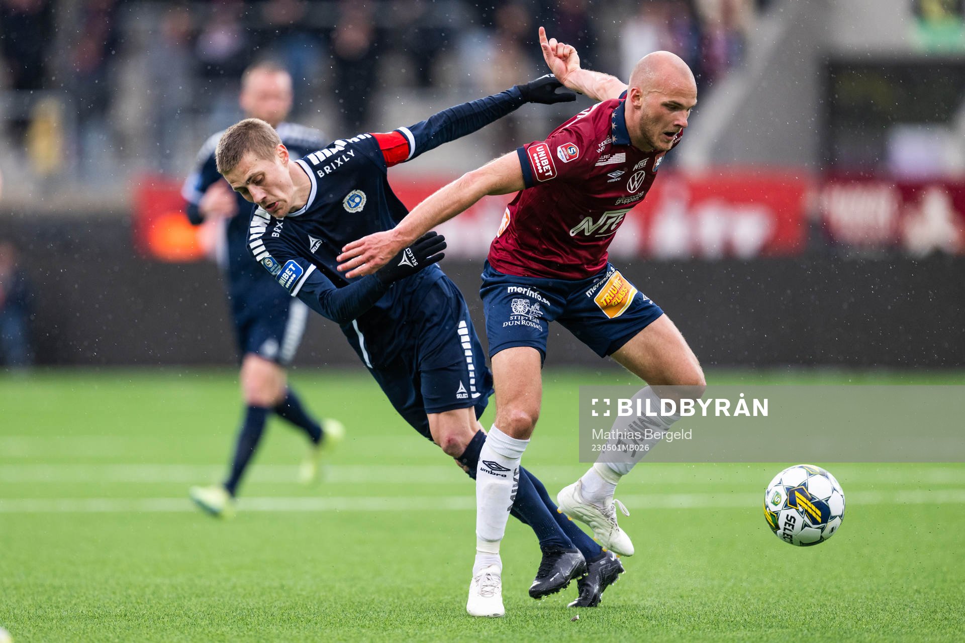 Utsiktens Erik Westermark och Örgrytes Jonathan Drott