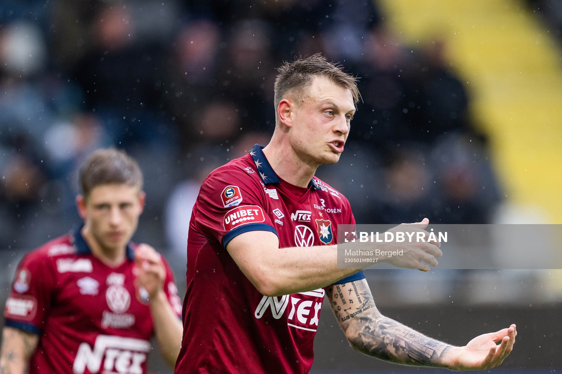 Örgrytes Marcus Haglind Sangre reagerar