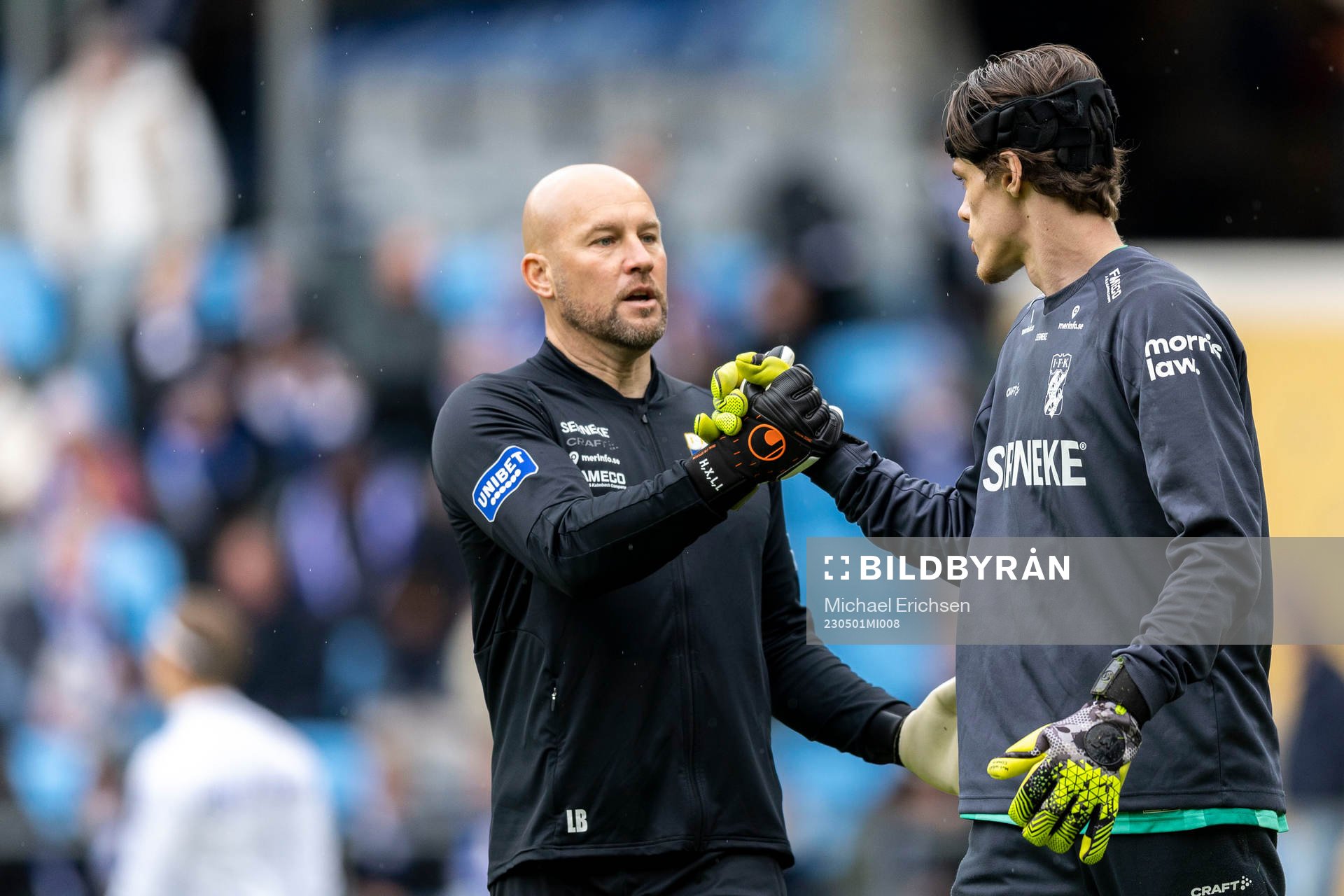 IFK Göteborgs målvaktstränare Lee Baxter och målvakt