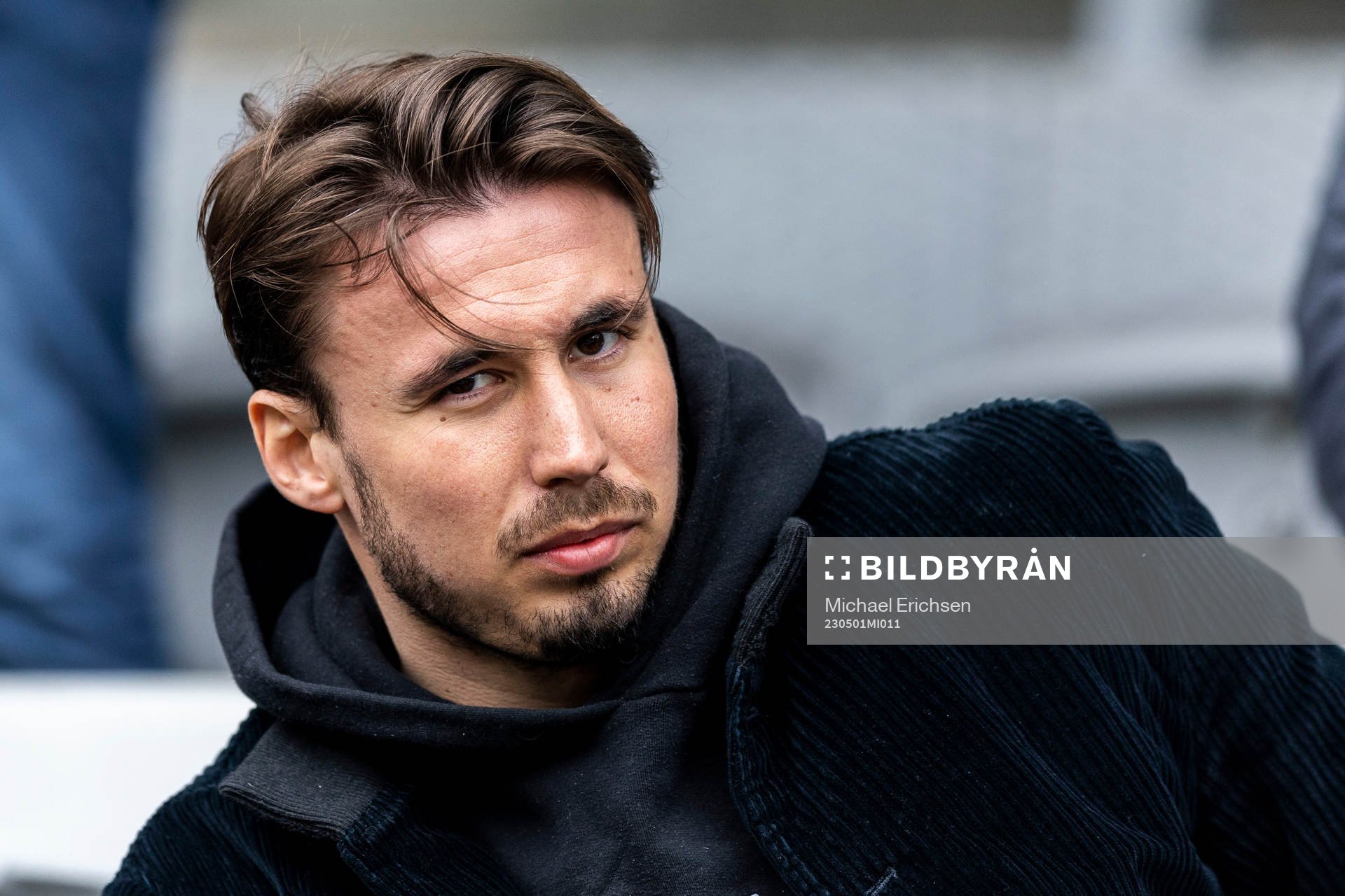 IFK Göteborgs Anders Trondsen på läktaren