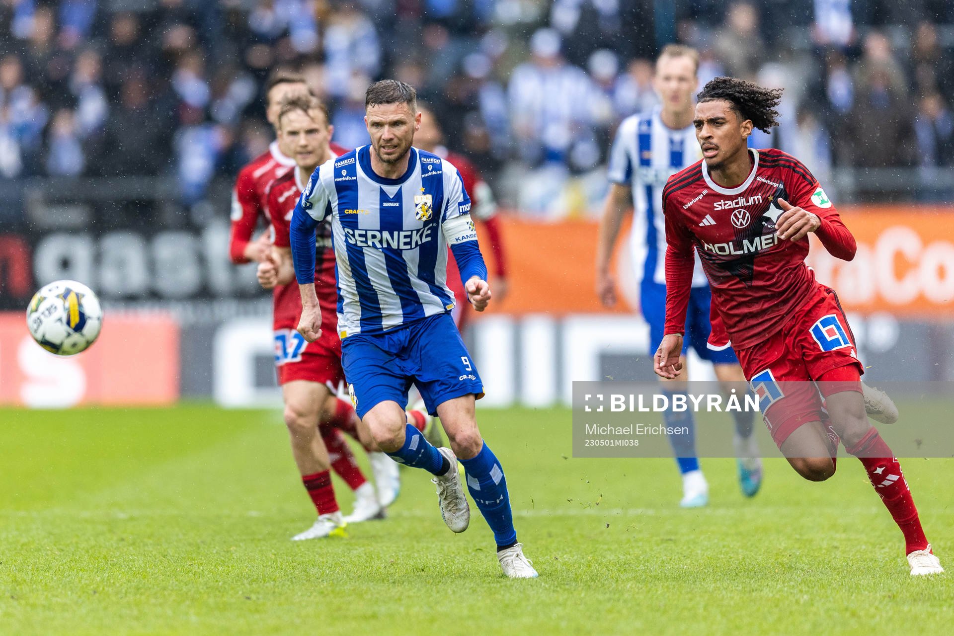 IFK Göteborgs Marcus Berg och IFK Norrköpings Jesper