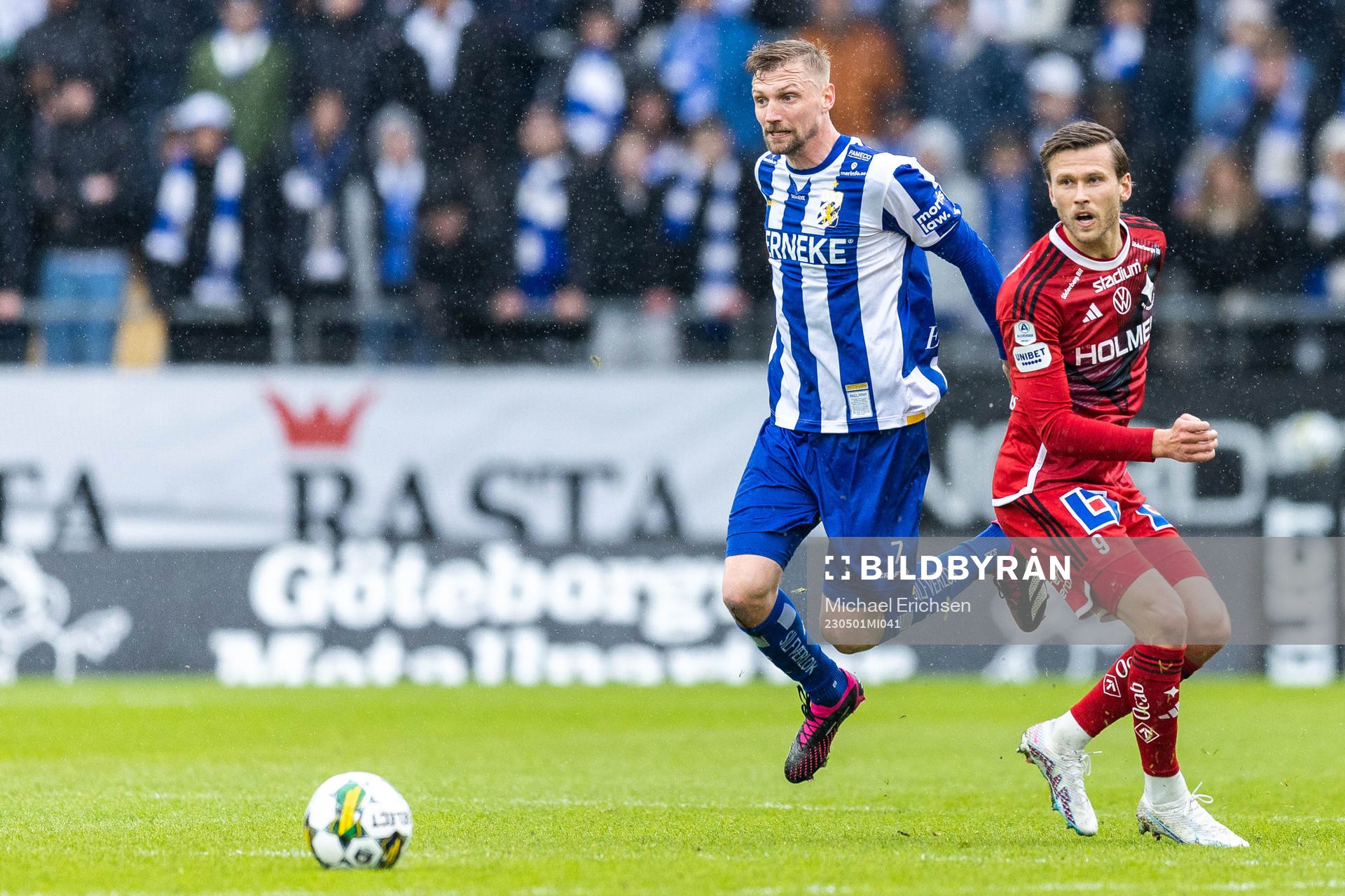 IFK Göteborgs Sebastian Eriksson och IFK Norrköpings