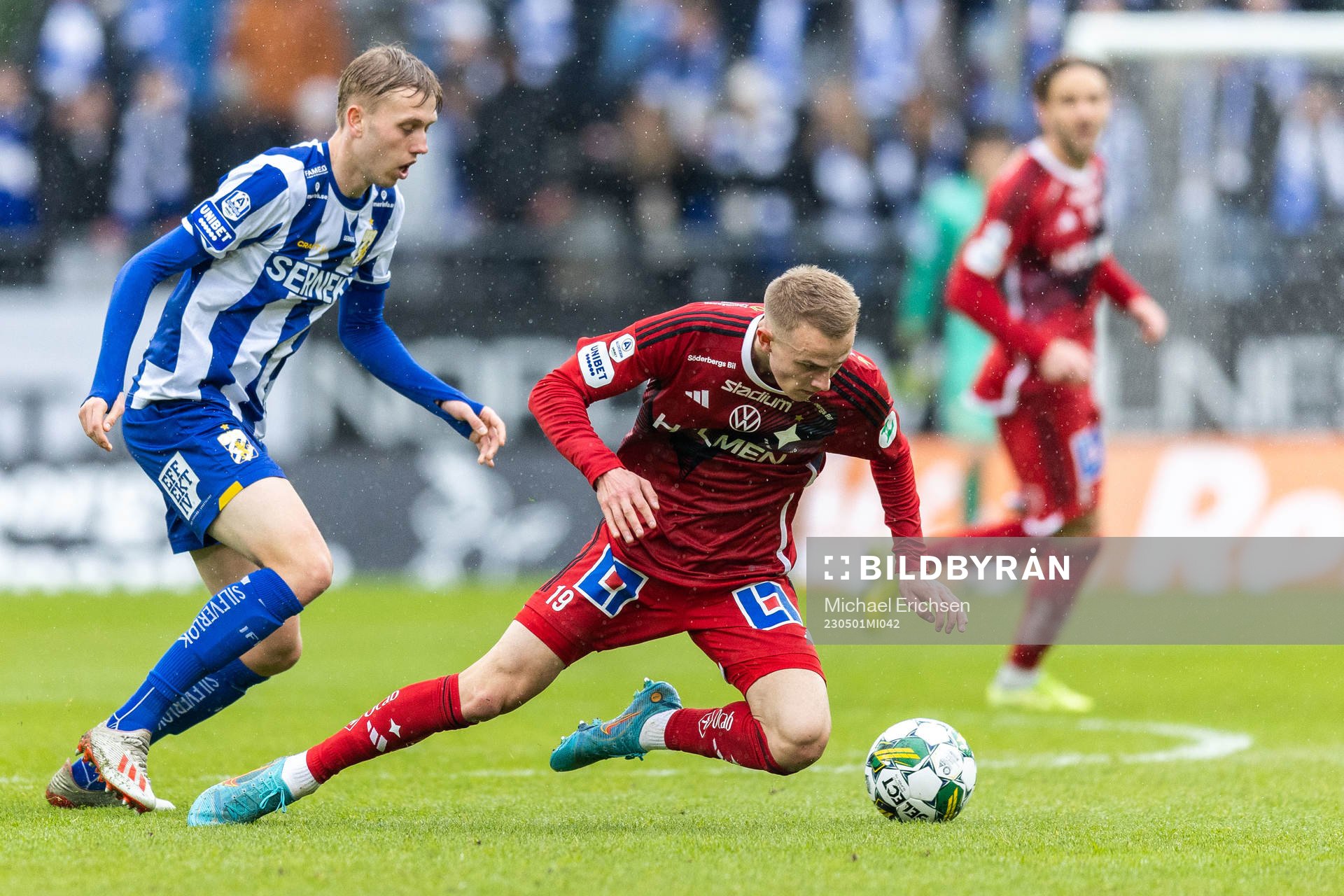 IFK Göteborgs Elias Hagen och IFK Norrköpings Victor