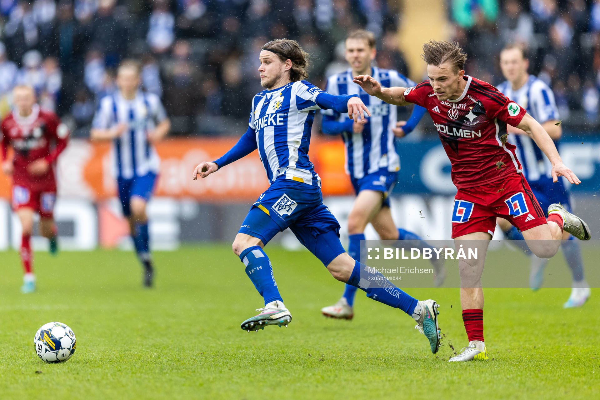 IFK Göteborgs Gustaf Norlin och IFK Norrköpings Jacob
