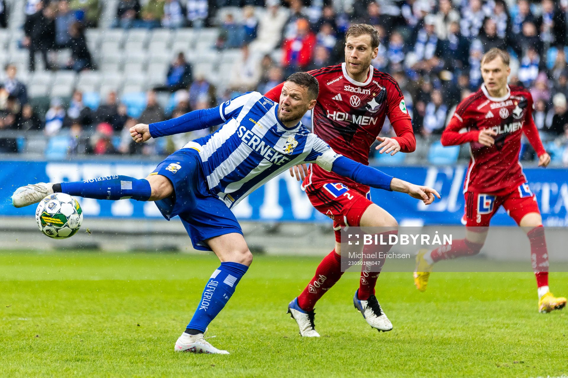 IFK Göteborgs Marcus Berg och IFK Norrköpings Niklas
