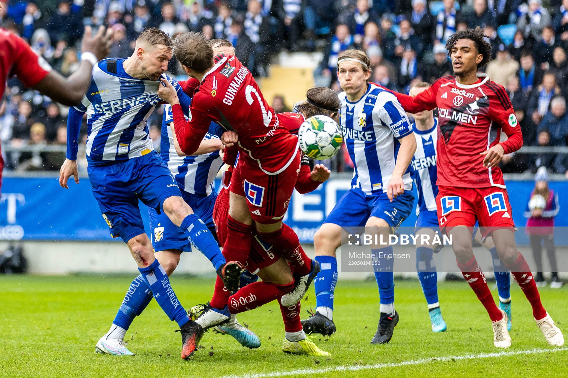 IFK Göteborgs Sebastian Eriksson och IFK Norrköpings