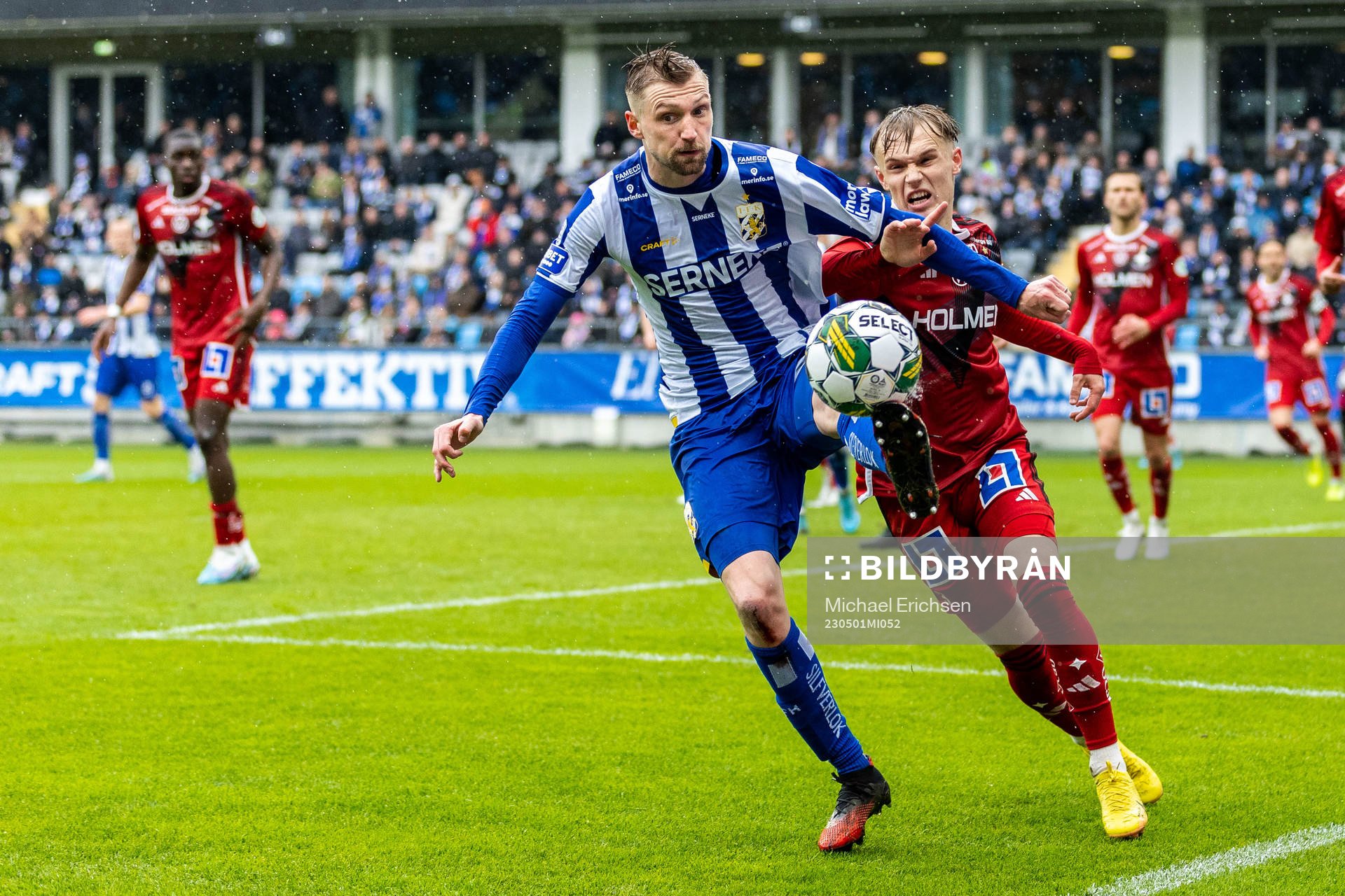 IFK Göteborgs Sebastian Eriksson och IFK Norrköpings