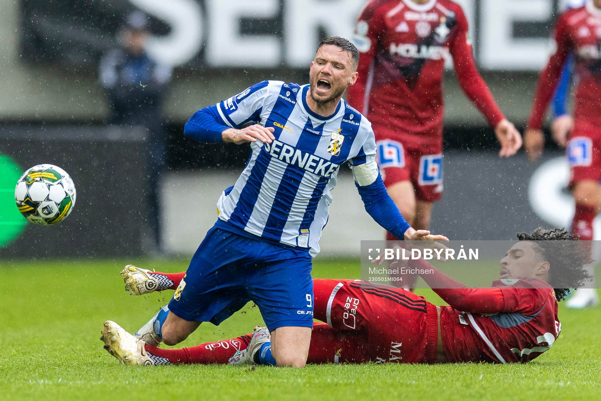 IFK Göteborgs Marcus Berg och IFK Norrköpings Jesper
