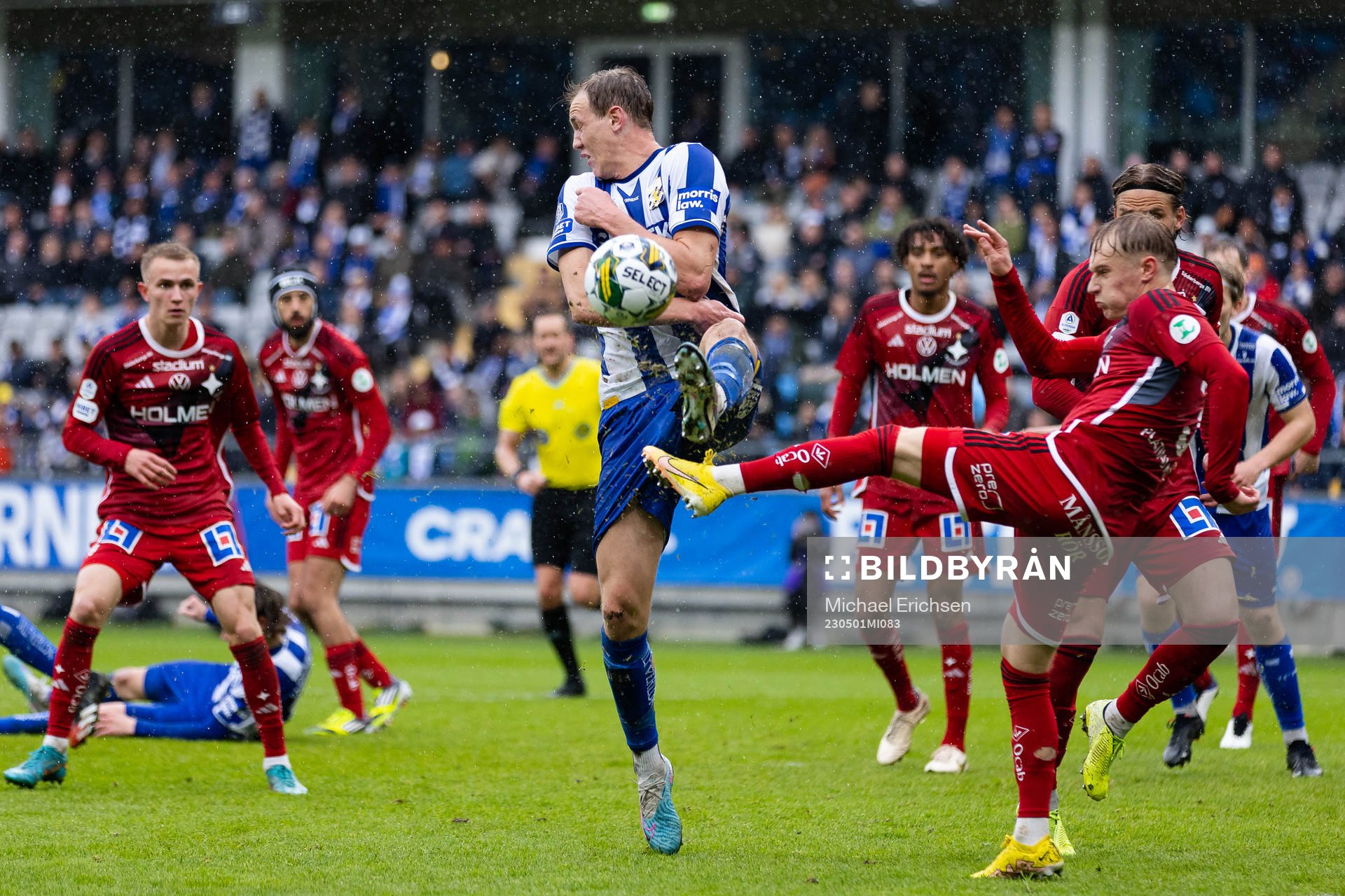 IFK Göteborgs Adam Carlén och IFK Norrköpings Marcus