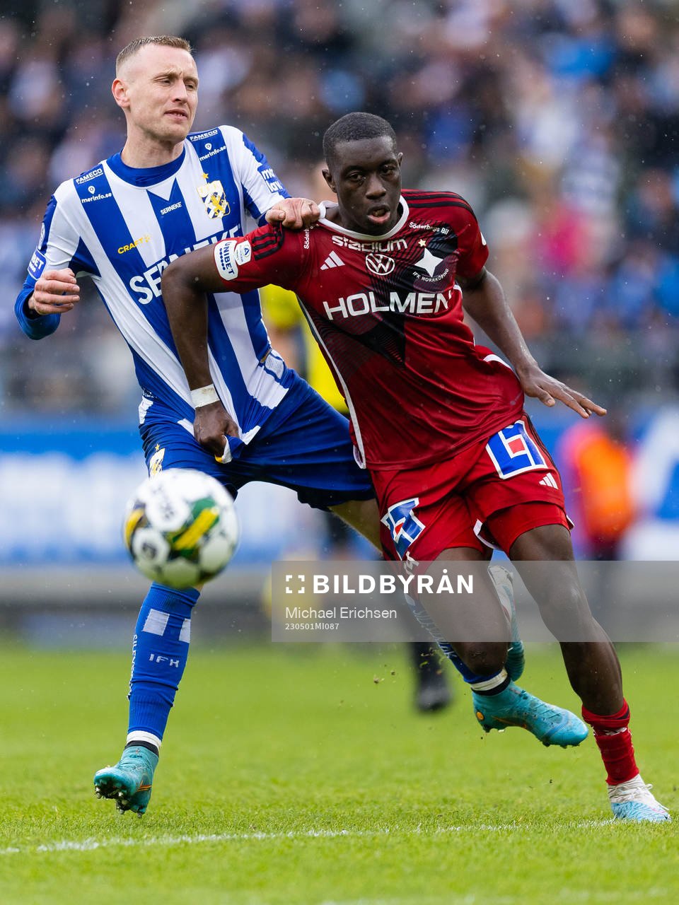 IFK Göteborgs Sebastian Ohlsson och IFK Norrköpings Yahya