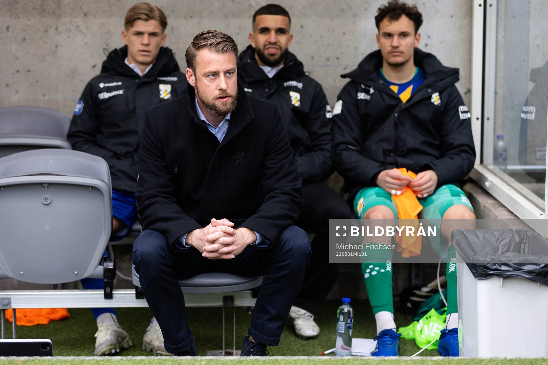 IFK Göteborgs tränare William Lundin innan