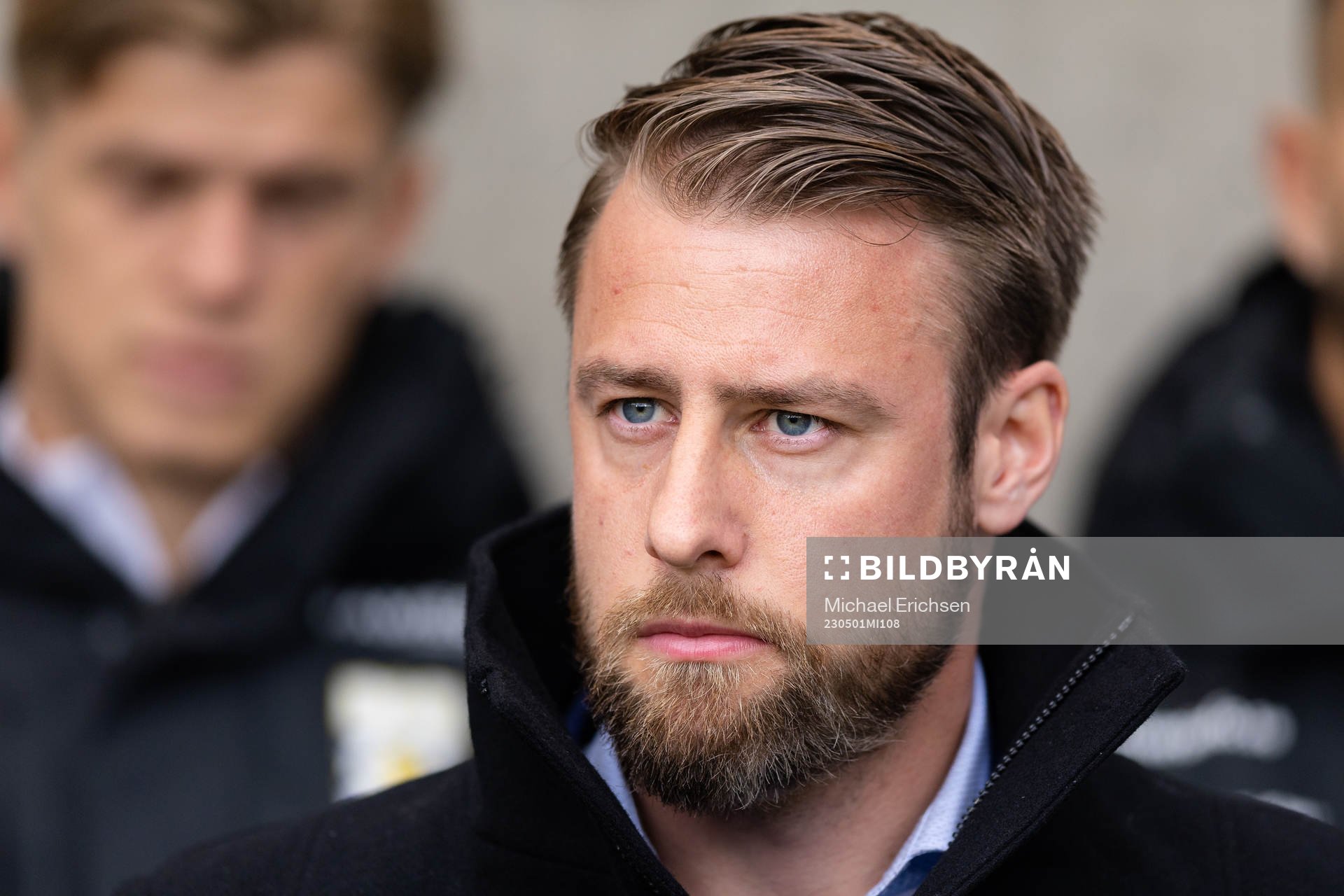 IFK Göteborgs tränare William Lundin innan
