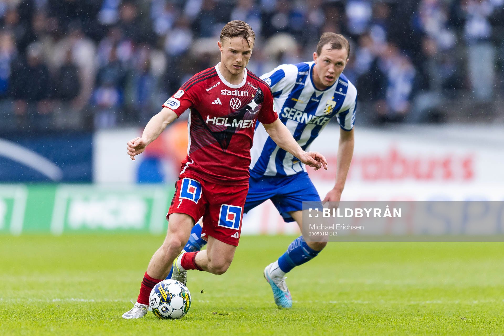 IFK Norrköpings Jacob Ortmark och IFK Göteborgs Adam