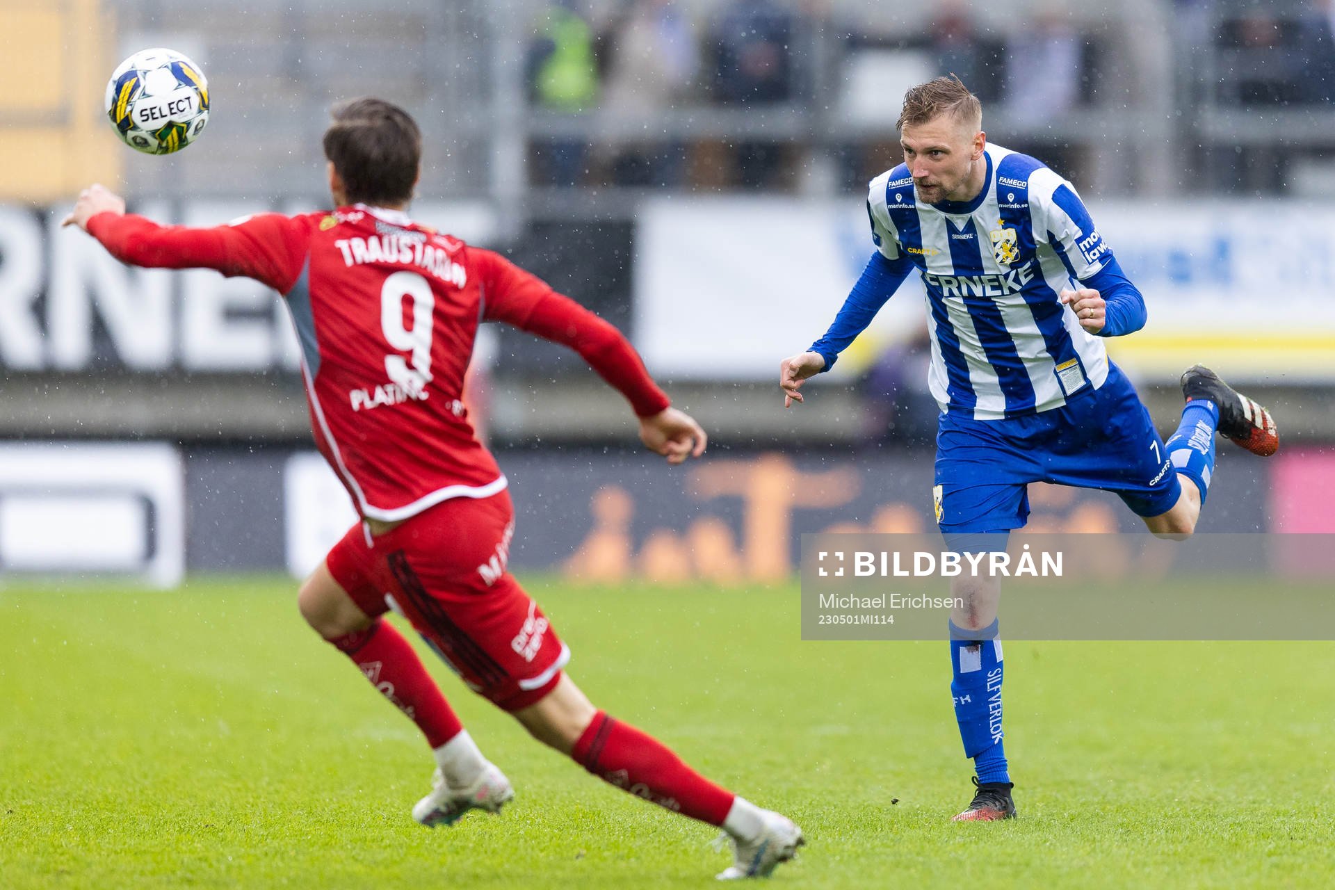 IFK Norrköpings Arnor Traustason och IFK Göteborgs