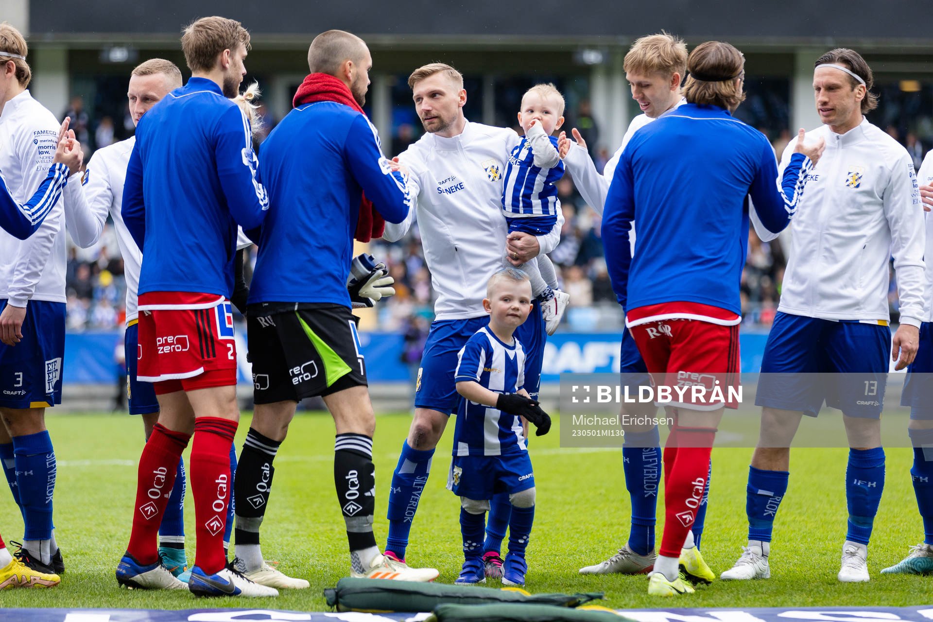 IFK Göteborgs Sebastian Eriksson innan fotbollsmatchen i