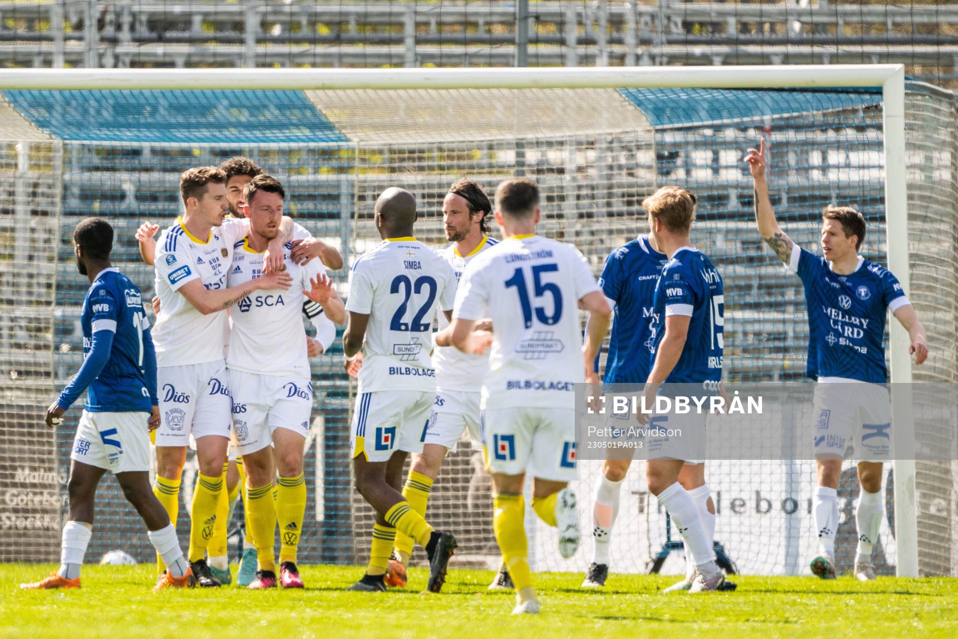 GIF Sundsvalls spelare jublar