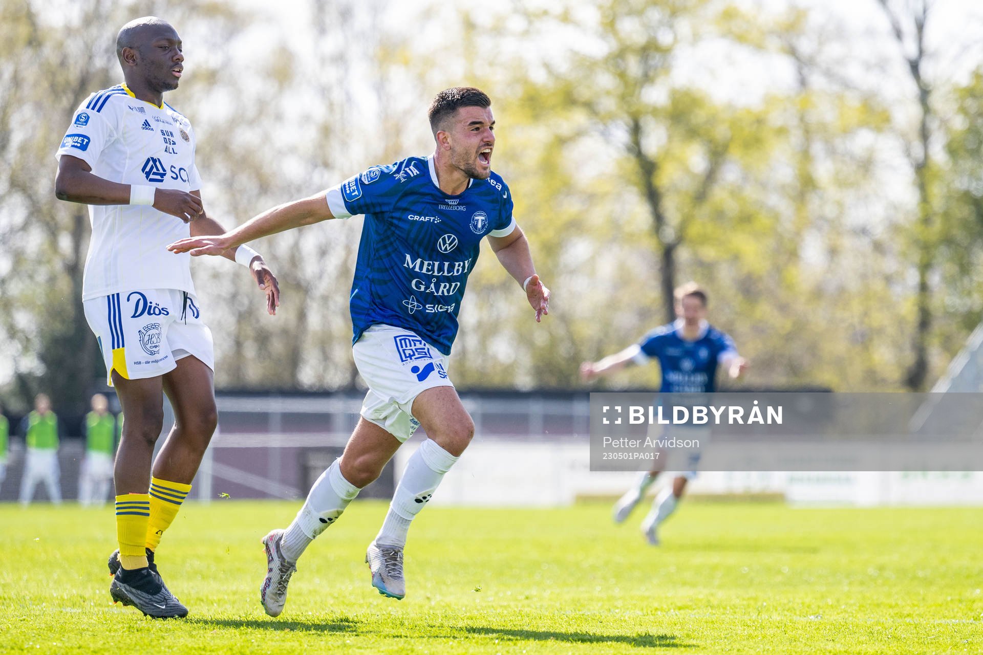 Trelleborgs Haris Brkic jublar