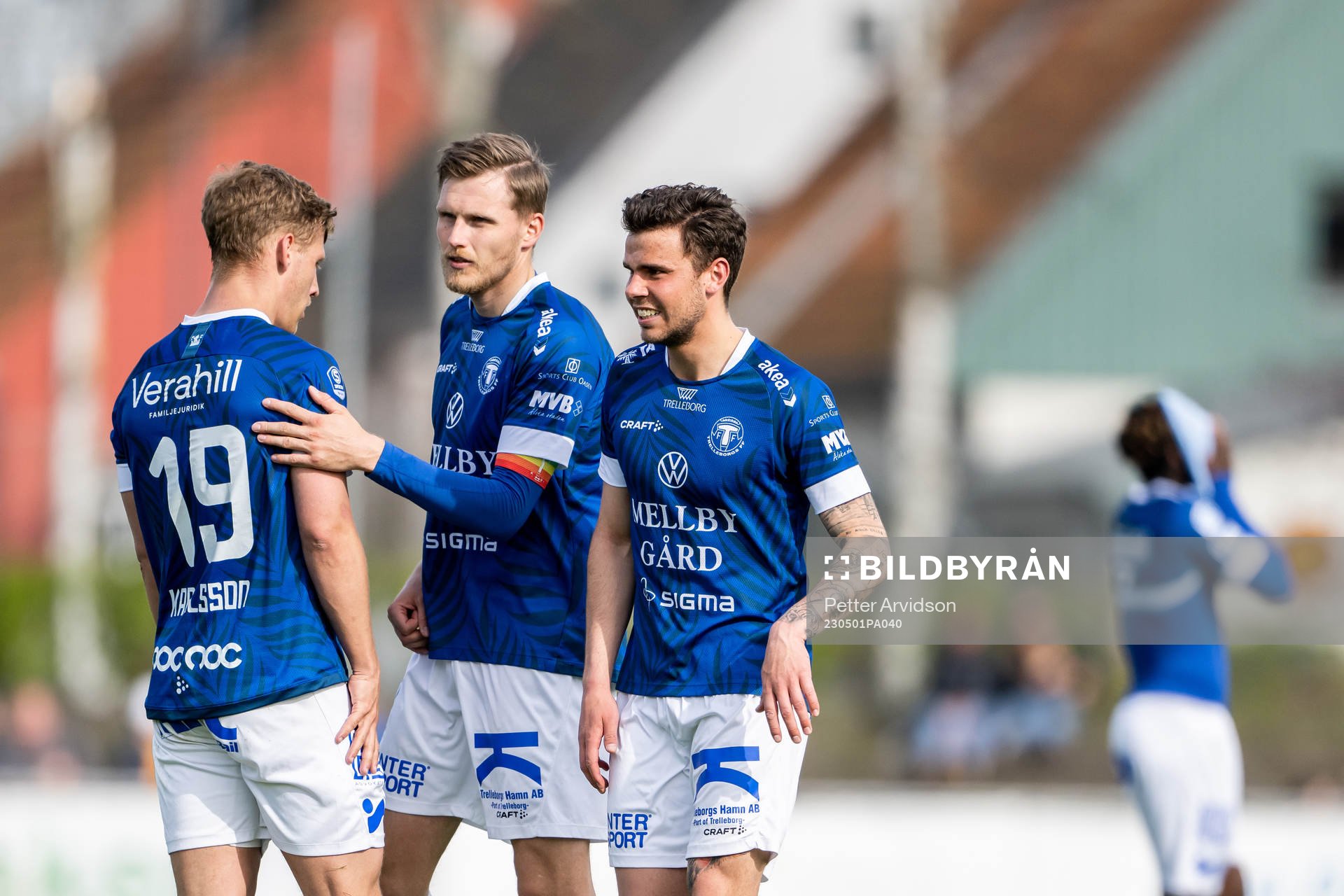 Trelleborgs Tobias Karlsson, Mikko Viitikko och Herman