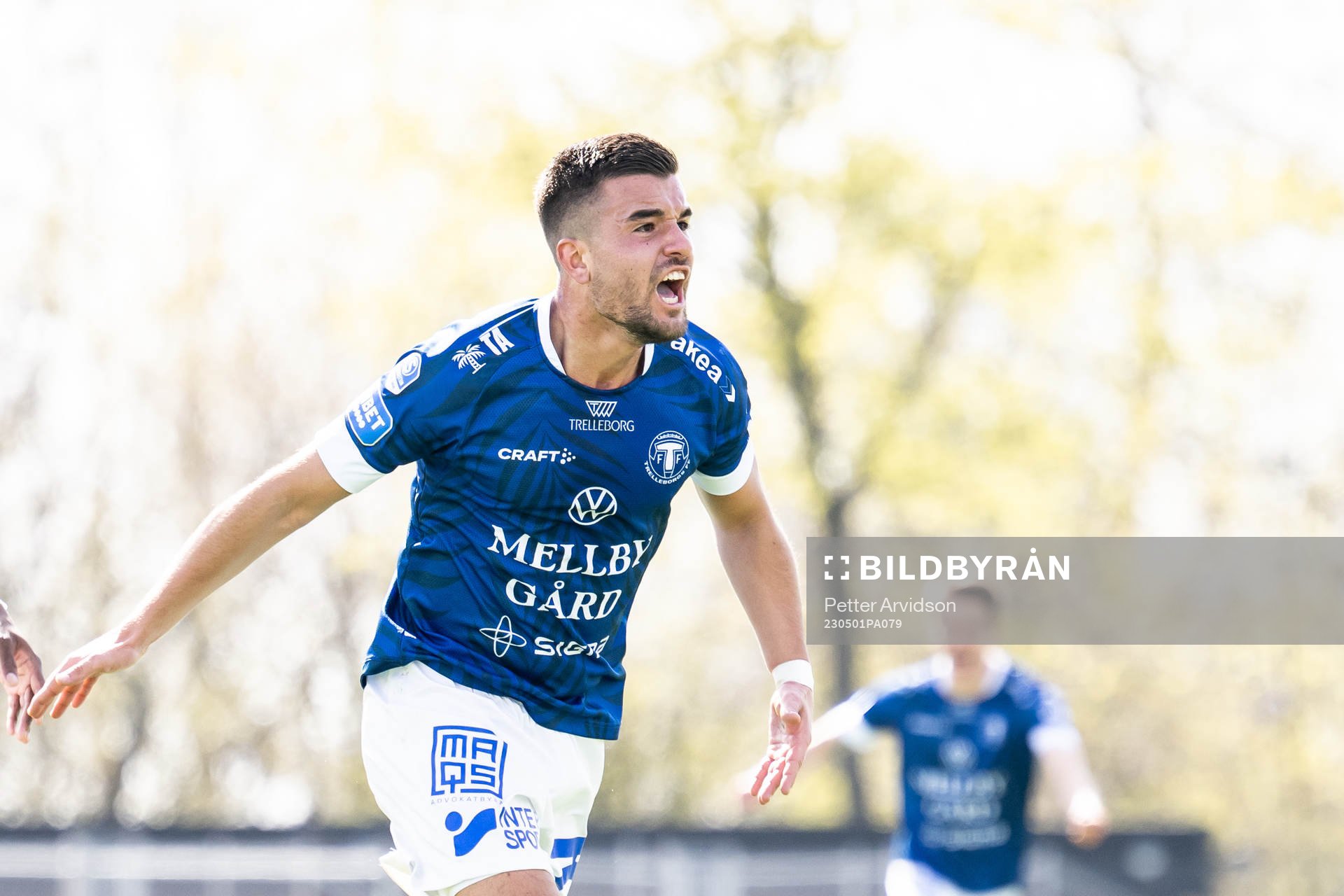 Trelleborgs Haris Brkic jublar