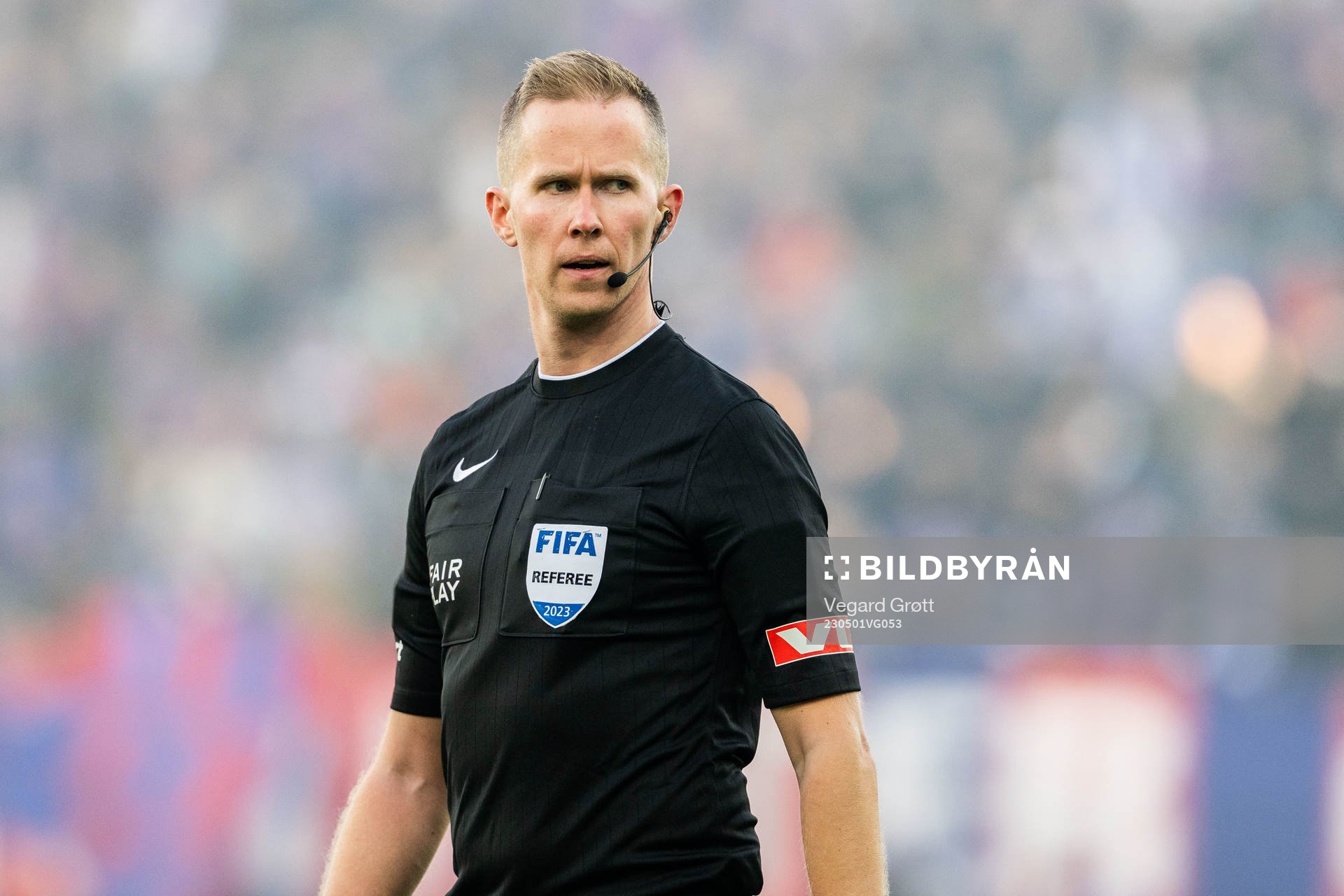 Referee Kristoffer Hagenes