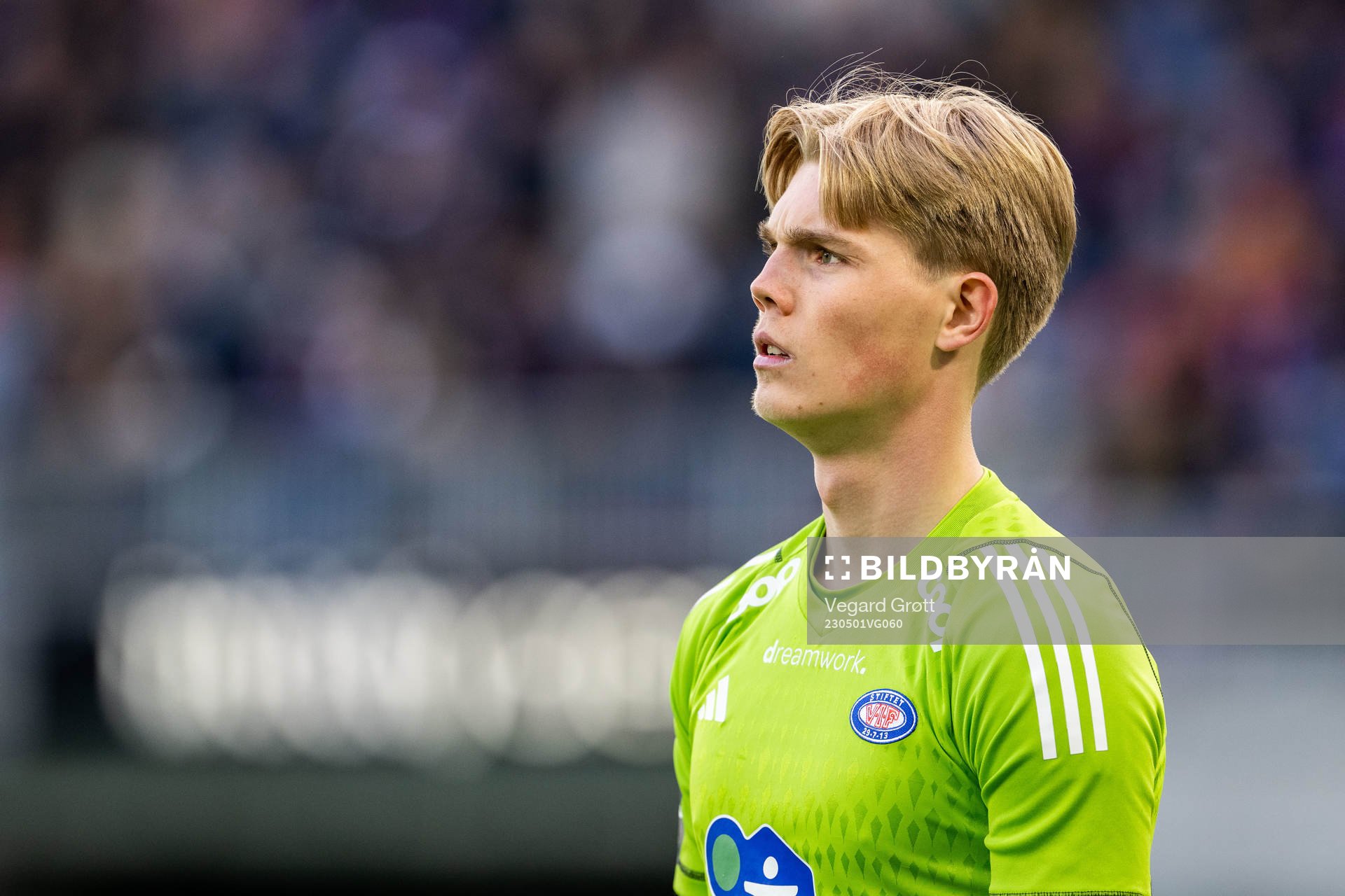 Goalkeeper Magnus Smelhus Sjøeng of Vålerenga