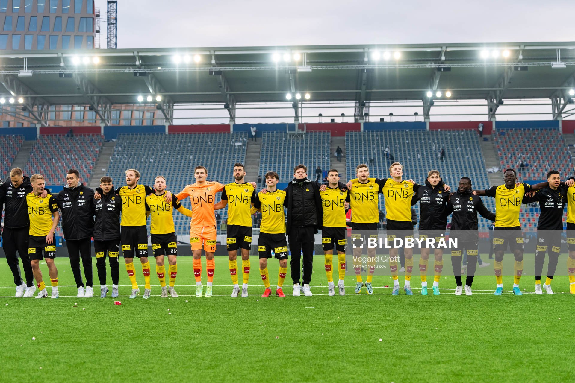 Players of Lillestrøm celebrate