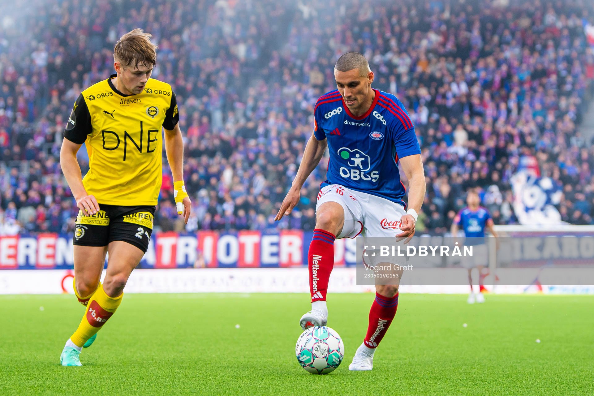 Lars Mogstad Ranger of Lillestrøm and Mohamed Ofkir of