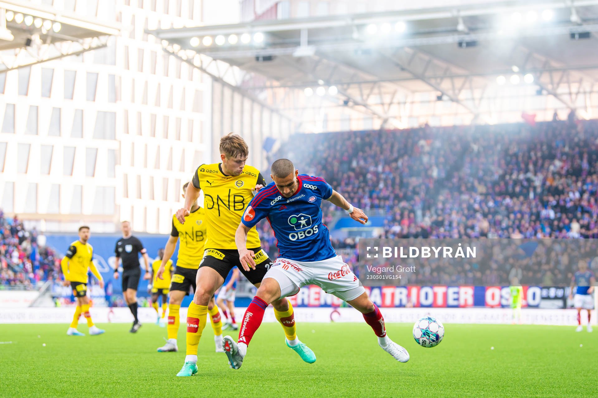 Lars Mogstad Ranger of Lillestrøm and Mohamed Ofkir of