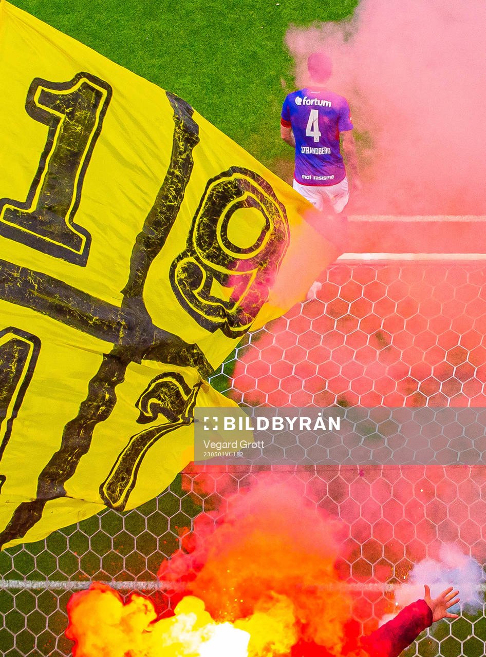 Stefan Strandberg of Vålerenga looks dejected