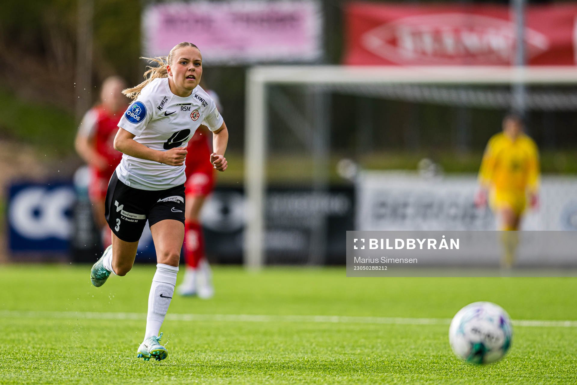 Marie Rekdal Johannsdottir of Arna-Bjørnar during the Toppserien football match between Brann and Arna-Bjørnar on May 2, 2023 in Bergen.