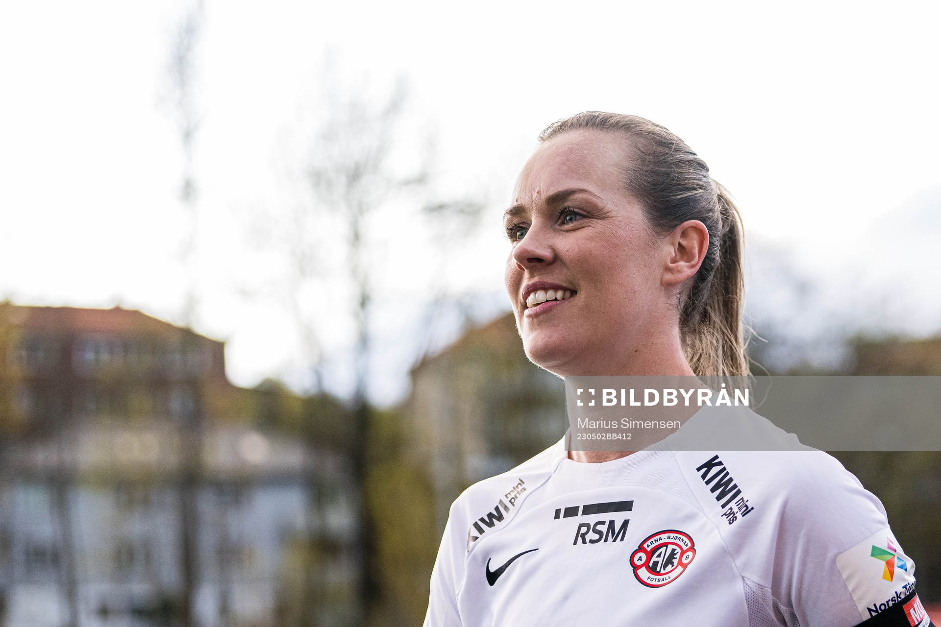 Stine Hovland of Arna-Bjørnar celebrates