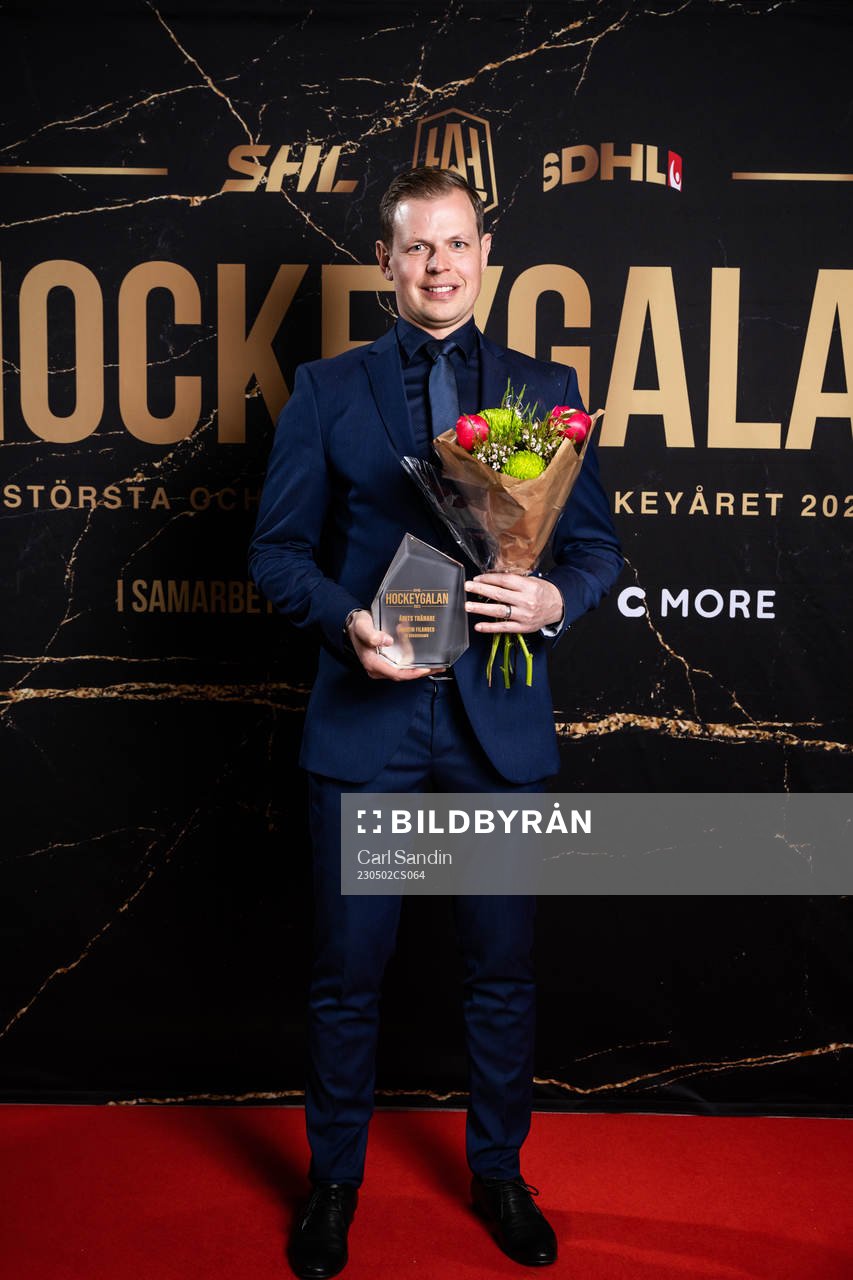 Årets tränare Martin Filander, IK Oskarshamn