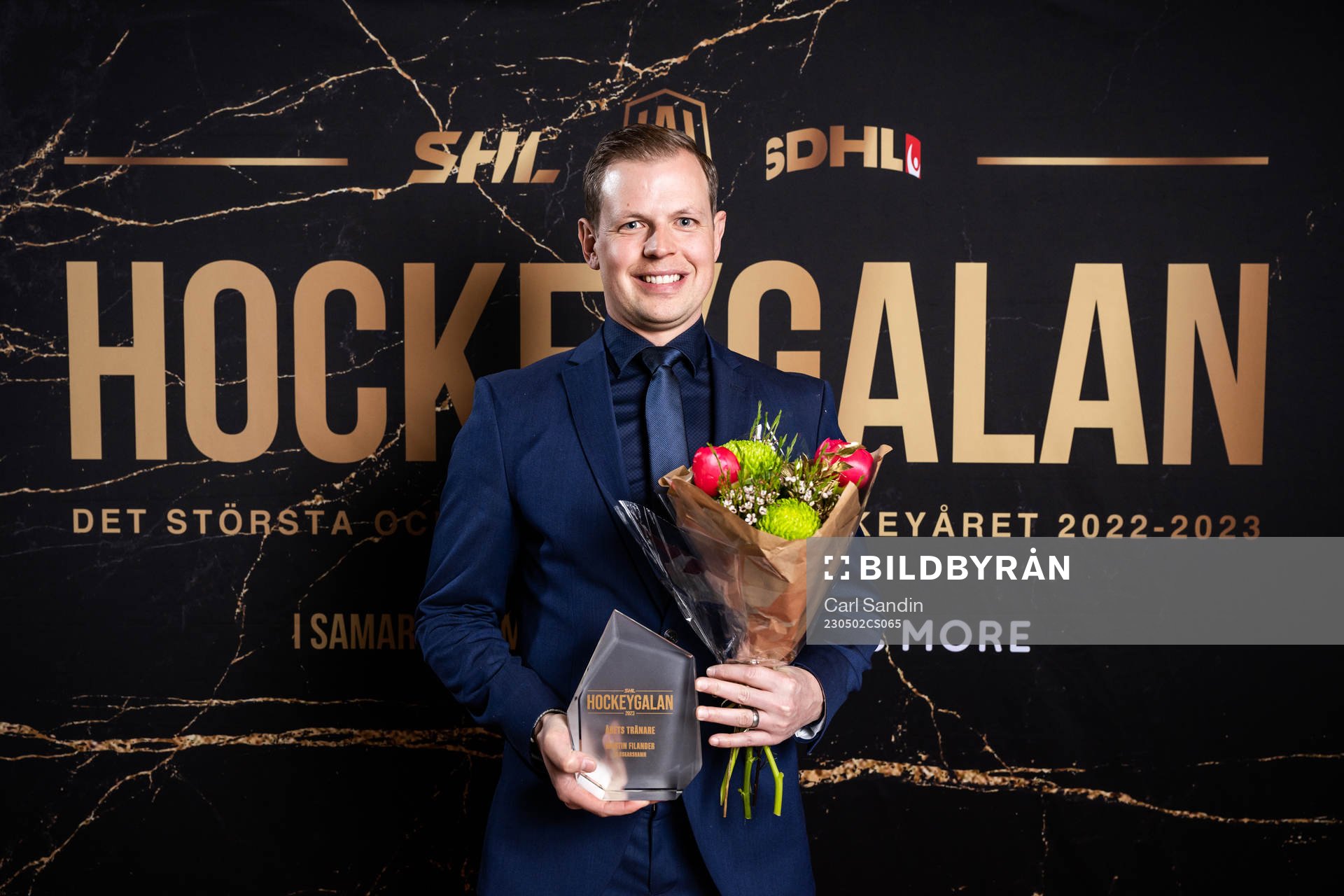 Årets tränare Martin Filander, IK Oskarshamn