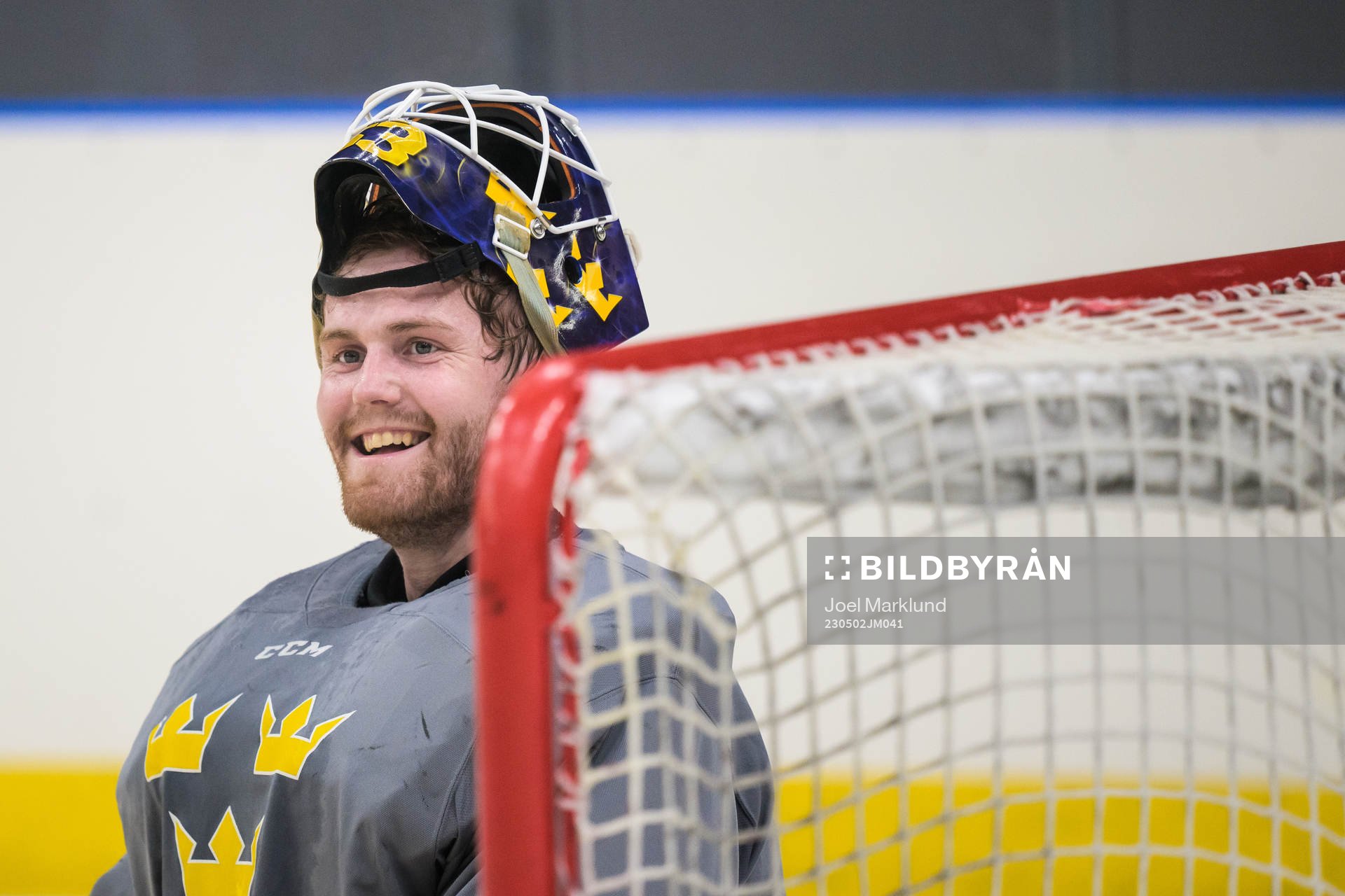 Marcus Högberg of Sweden at a practice session