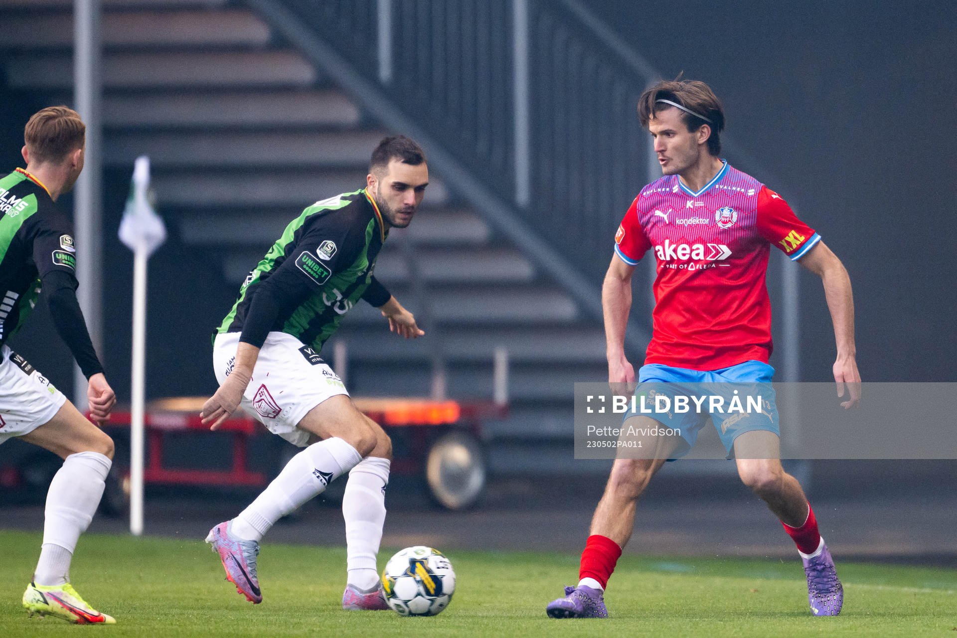 Helsingborgs Wilhelm Loeper och GAISs Robin Frej