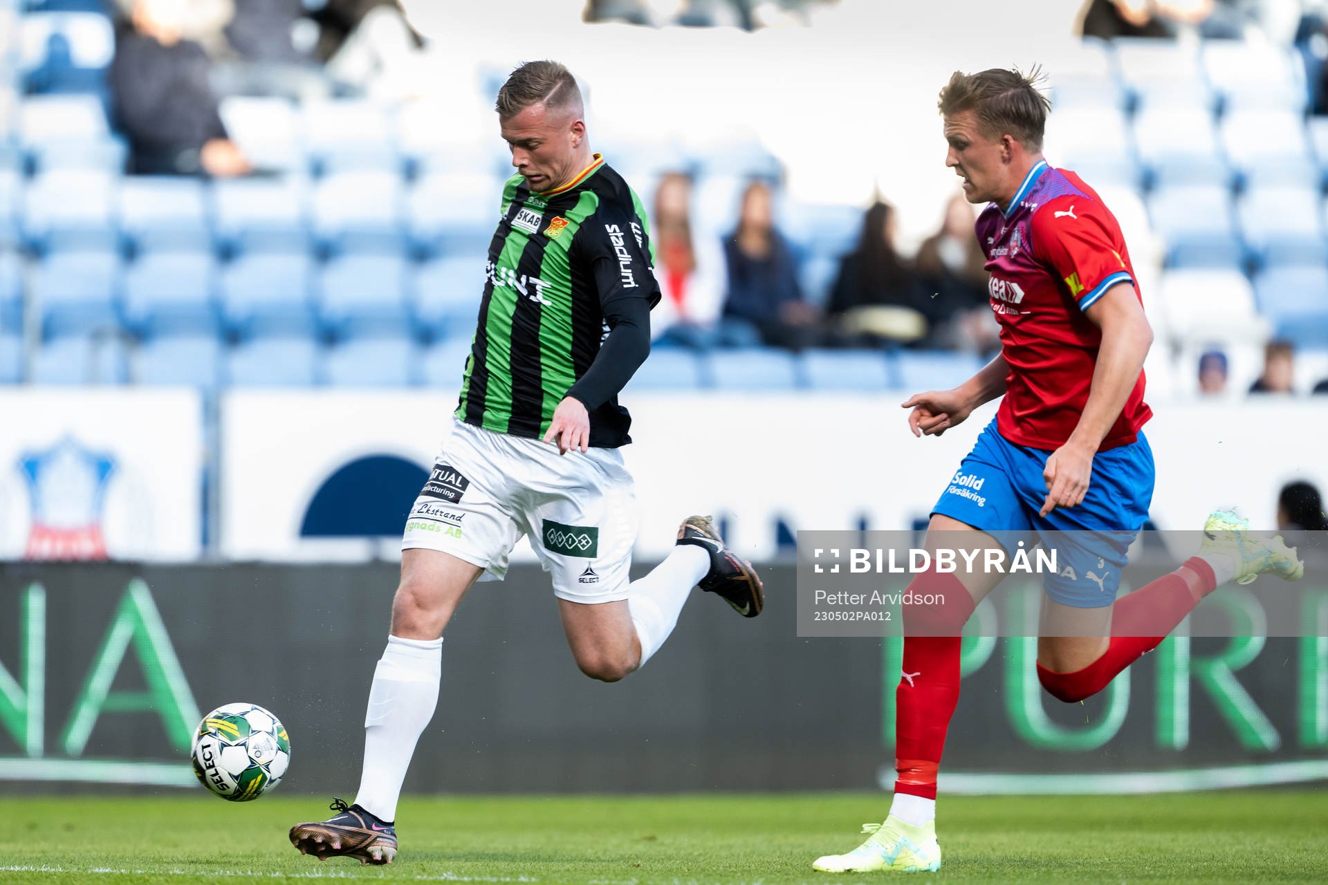GAISs Alexander Ahl Holmström och Helsingborgs Casper