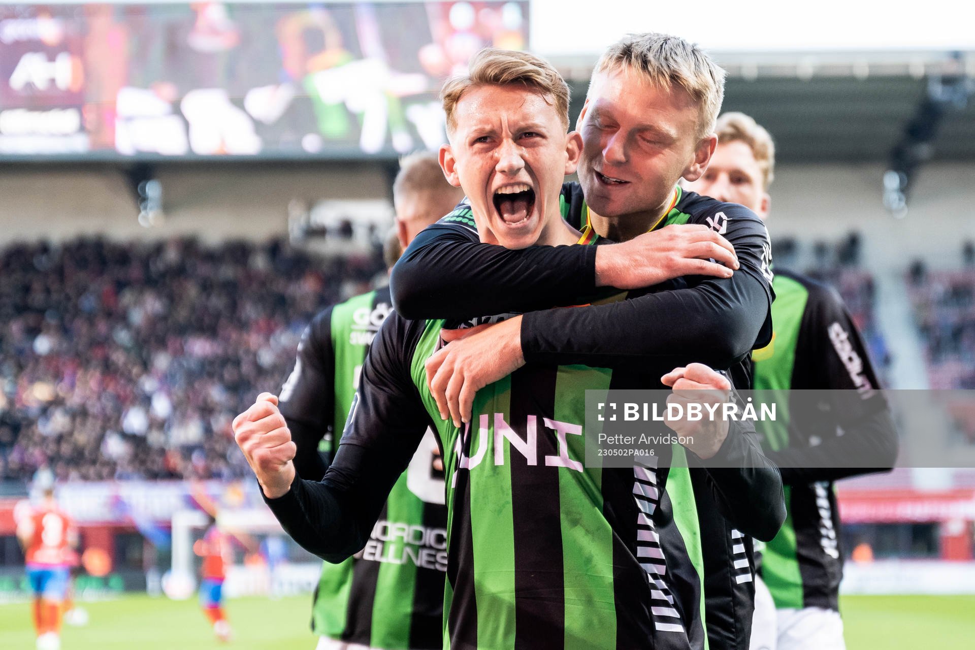 GAISs Julius Lindberg jublar