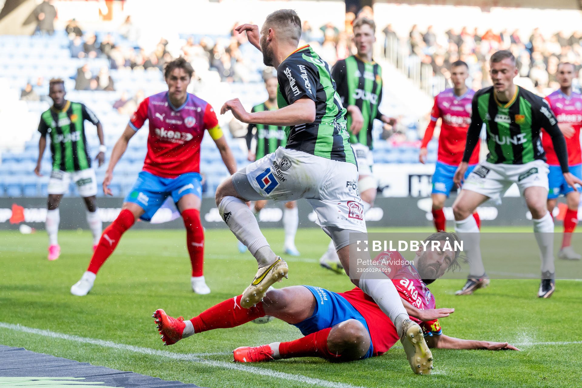 GAISs Axel Norén och Helsingborgs Frederik Holst