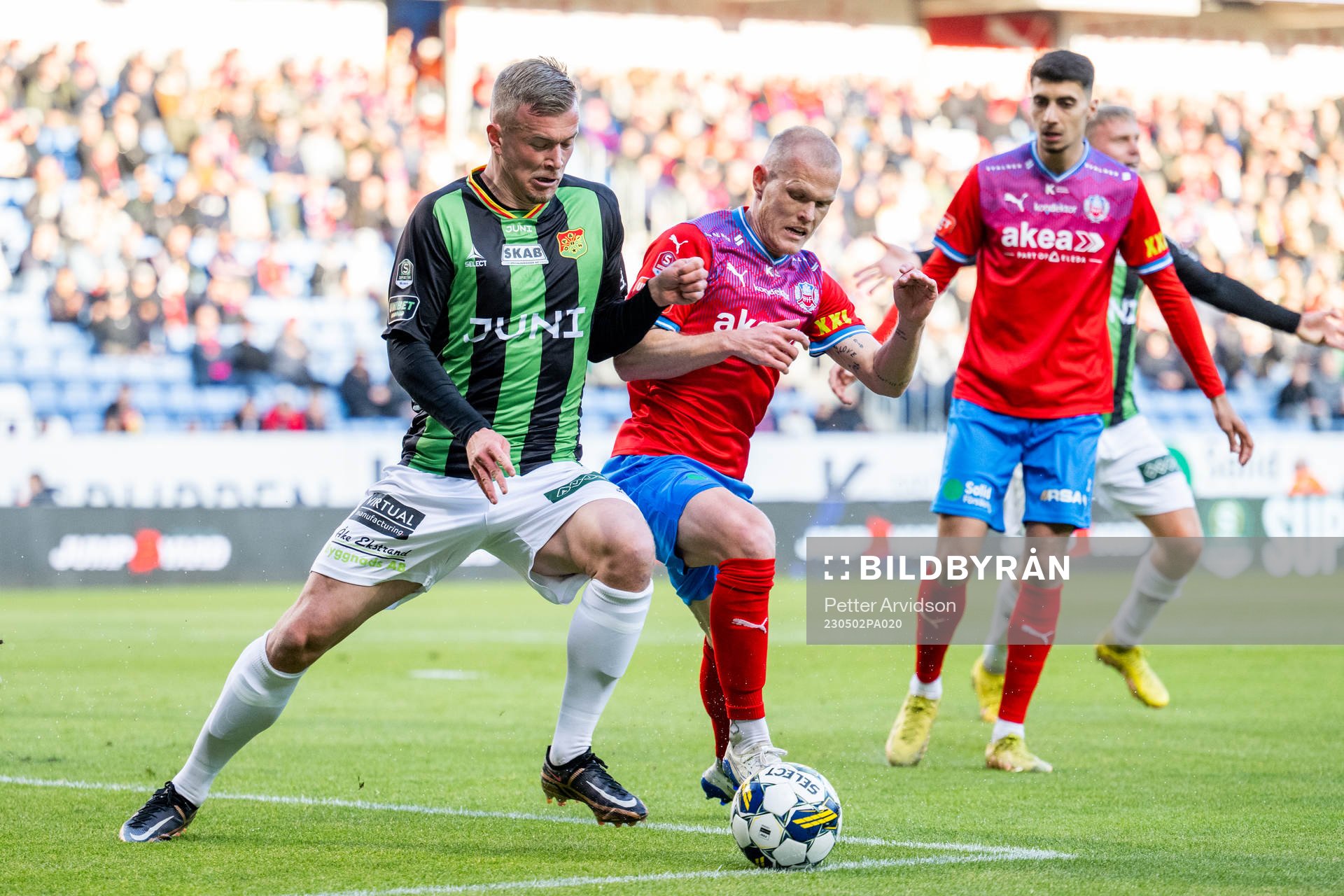 GAISs Alexander Ahl Holmström och Helsingborgs Philip